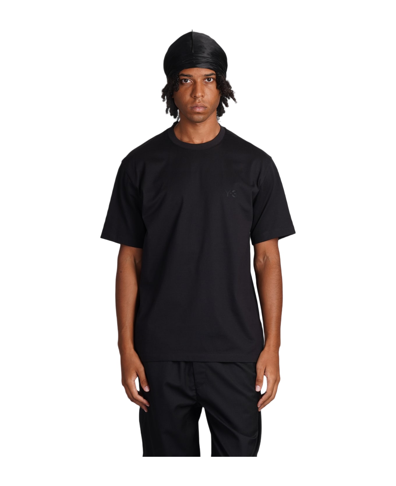 Y-3 T-shirt In Black Cotton - Black