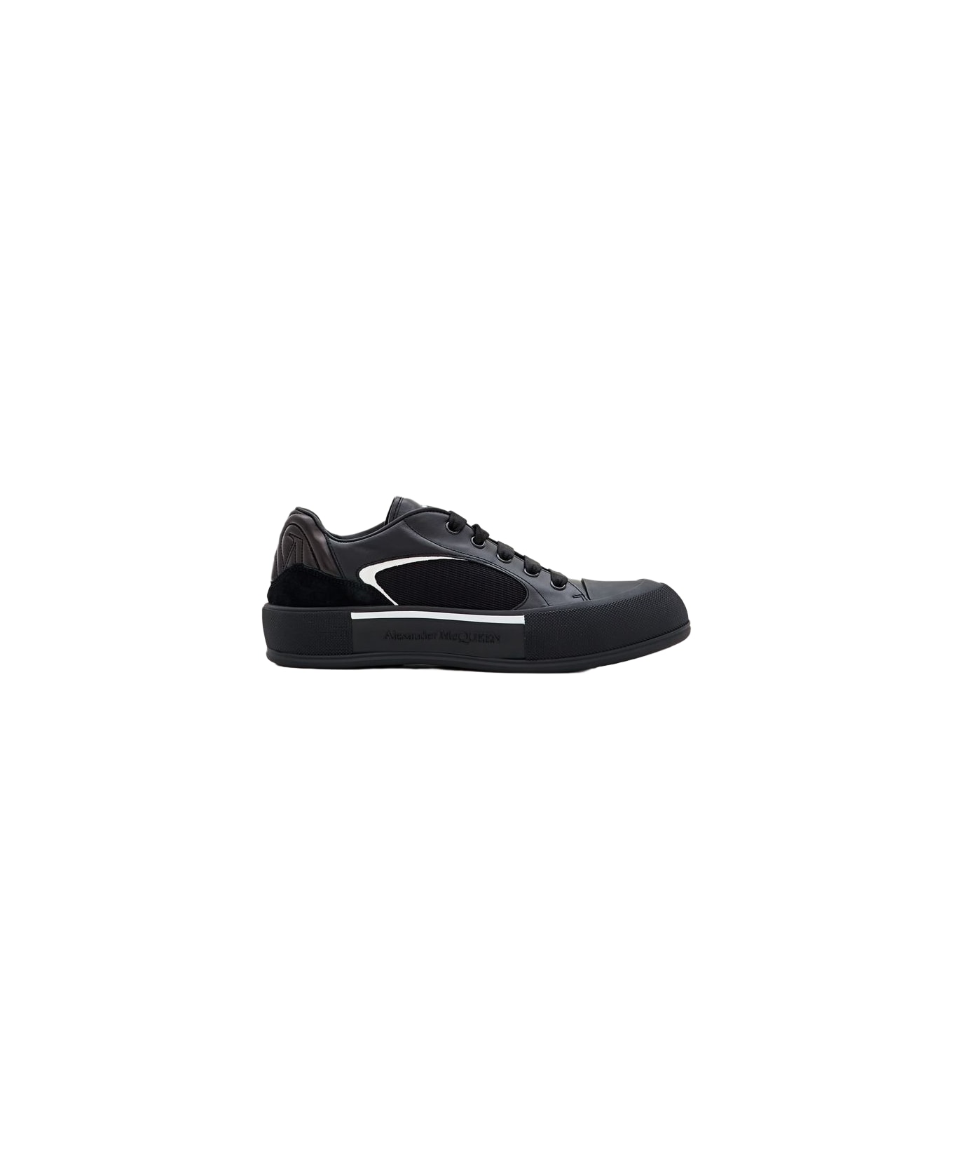 Alexander McQueen Neoprene Canvas Sneakers - Black