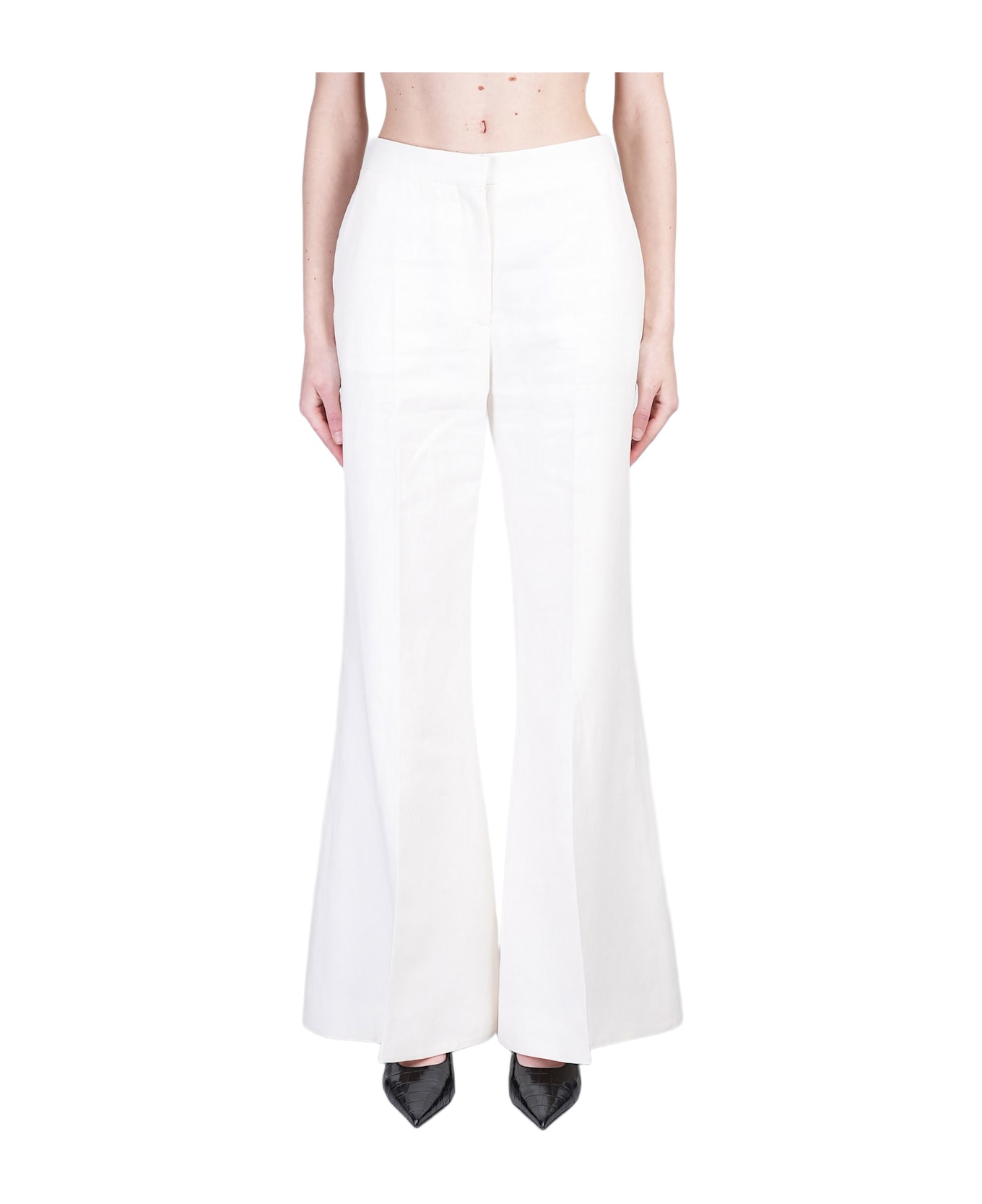 Givenchy Pants In Beige Linen - beige