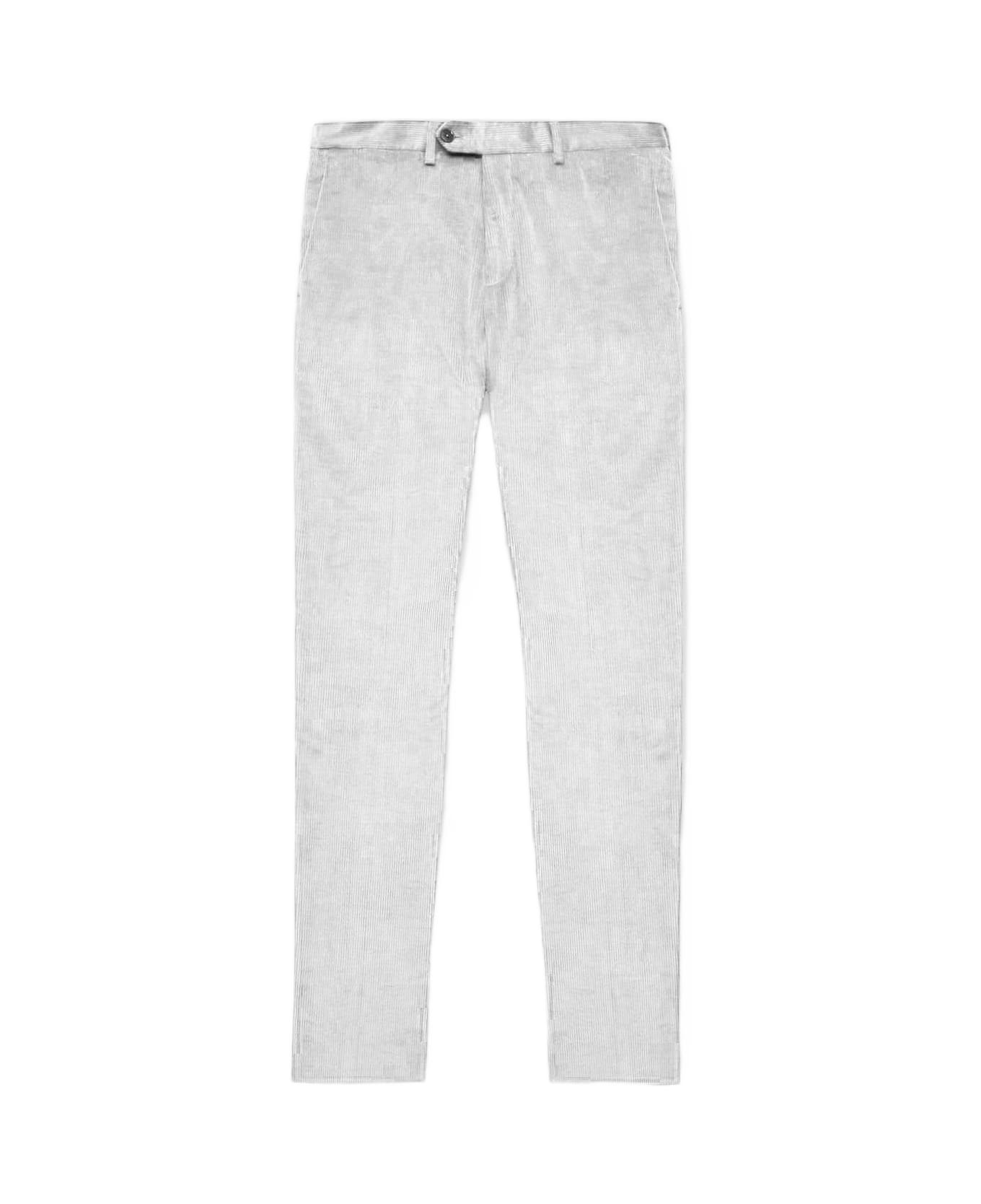 Larusmiani Velvet Trousers Howard Pants - White
