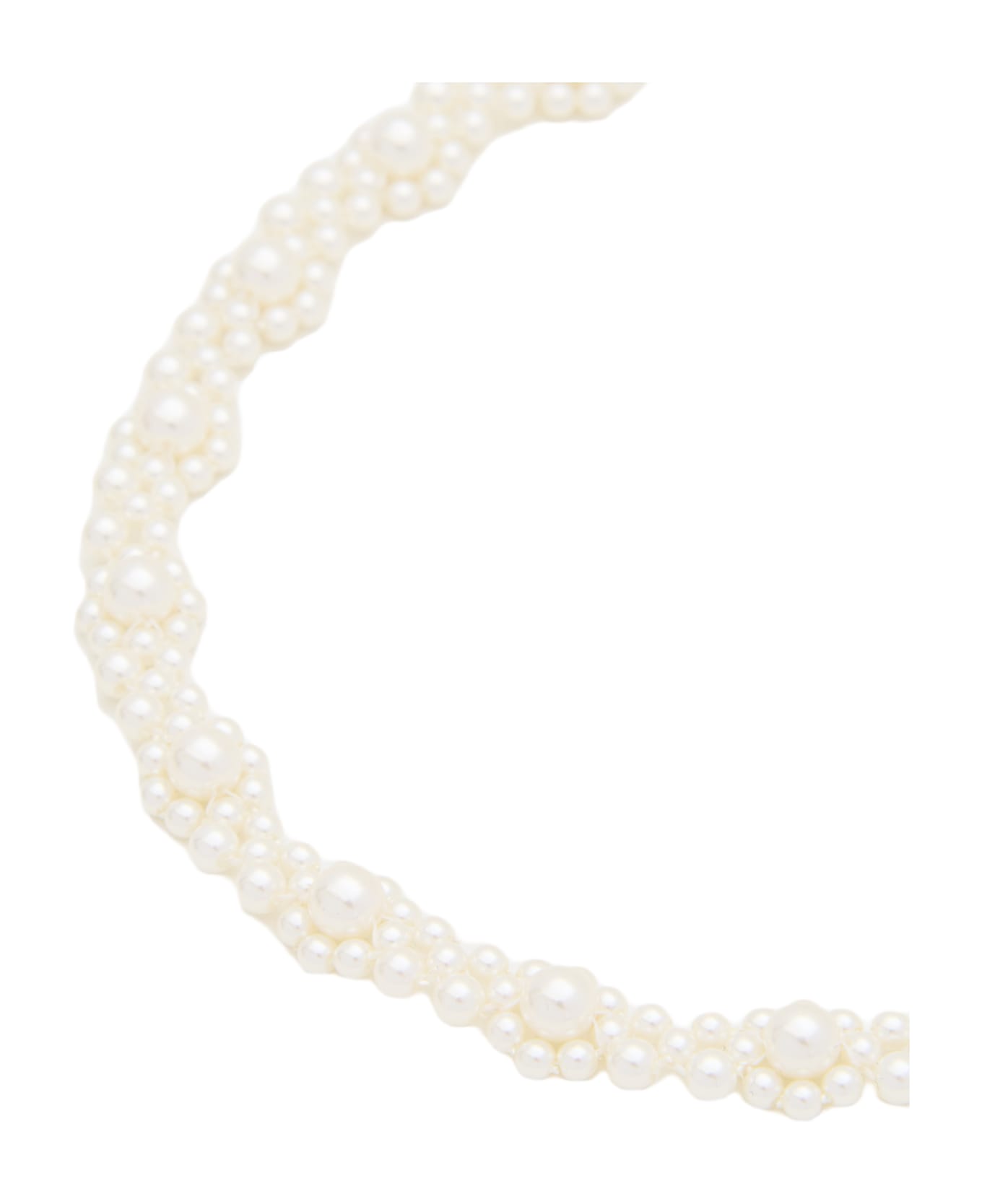 Simone Rocha Crystal Daisy Chain Necklace - White ネックレス