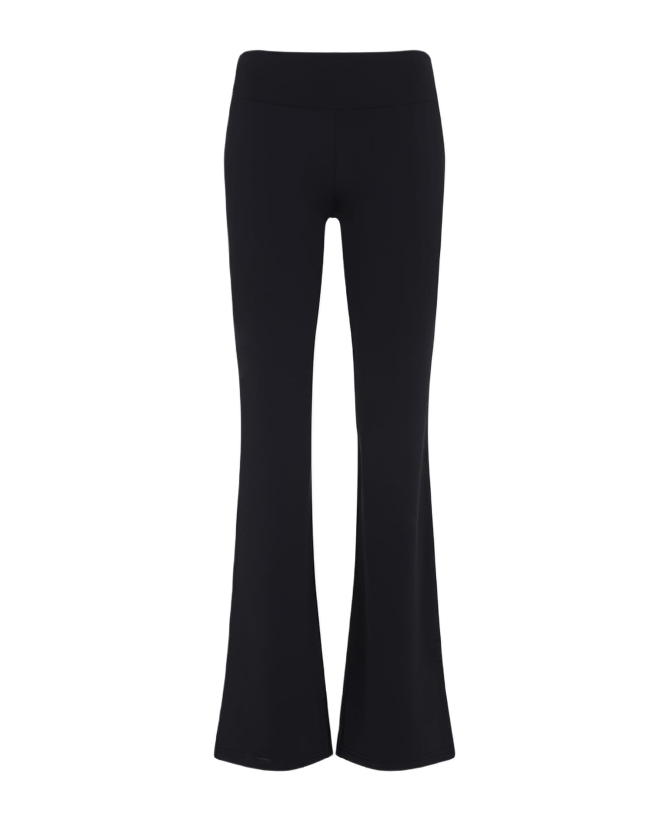 Courrèges Scuba Tech Jersey Bootcut Pants - Black