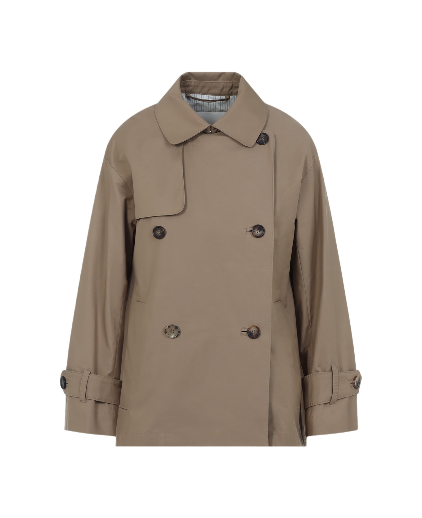 Max Mara The Cube Zeno Short Trench - Spring Camel