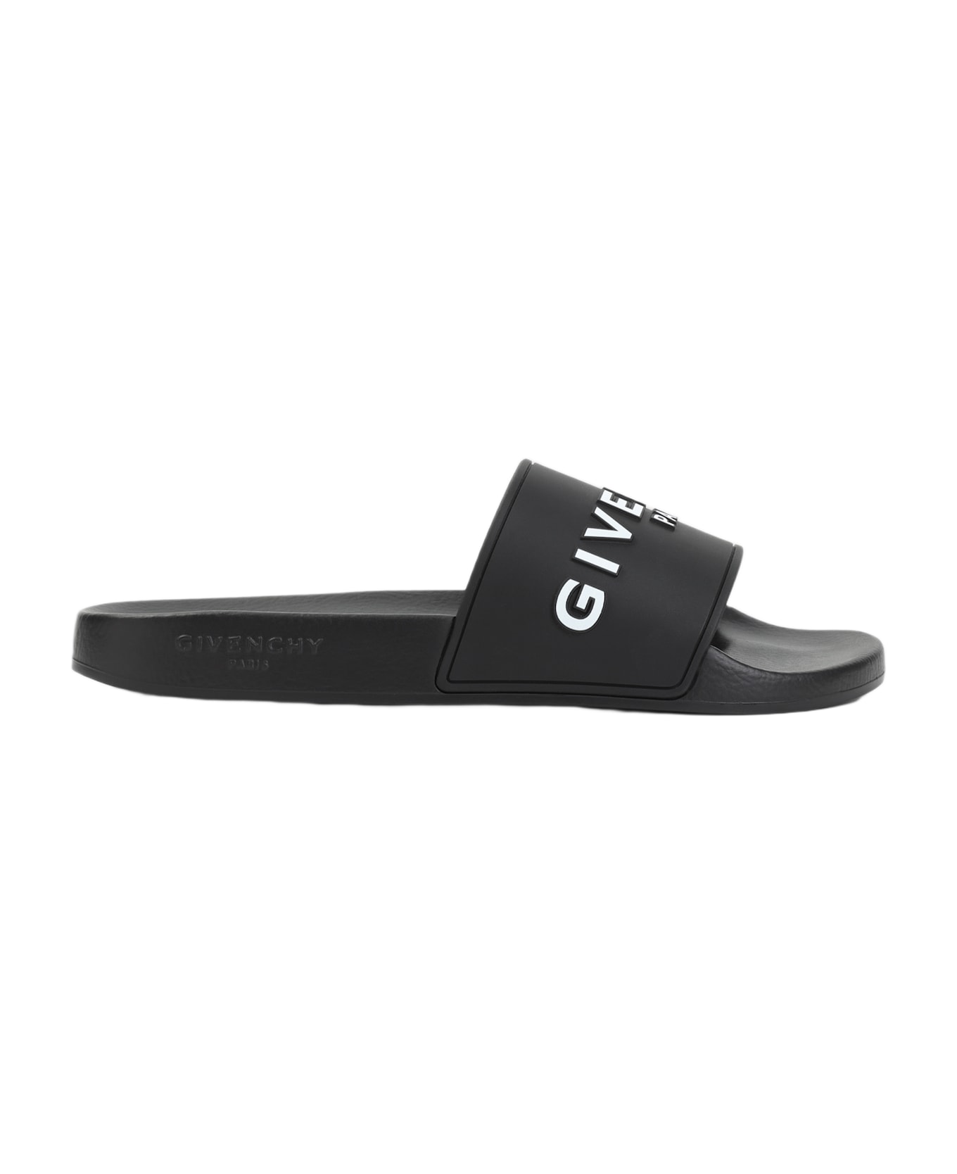 Givenchy Slide Flat Sandals - Black