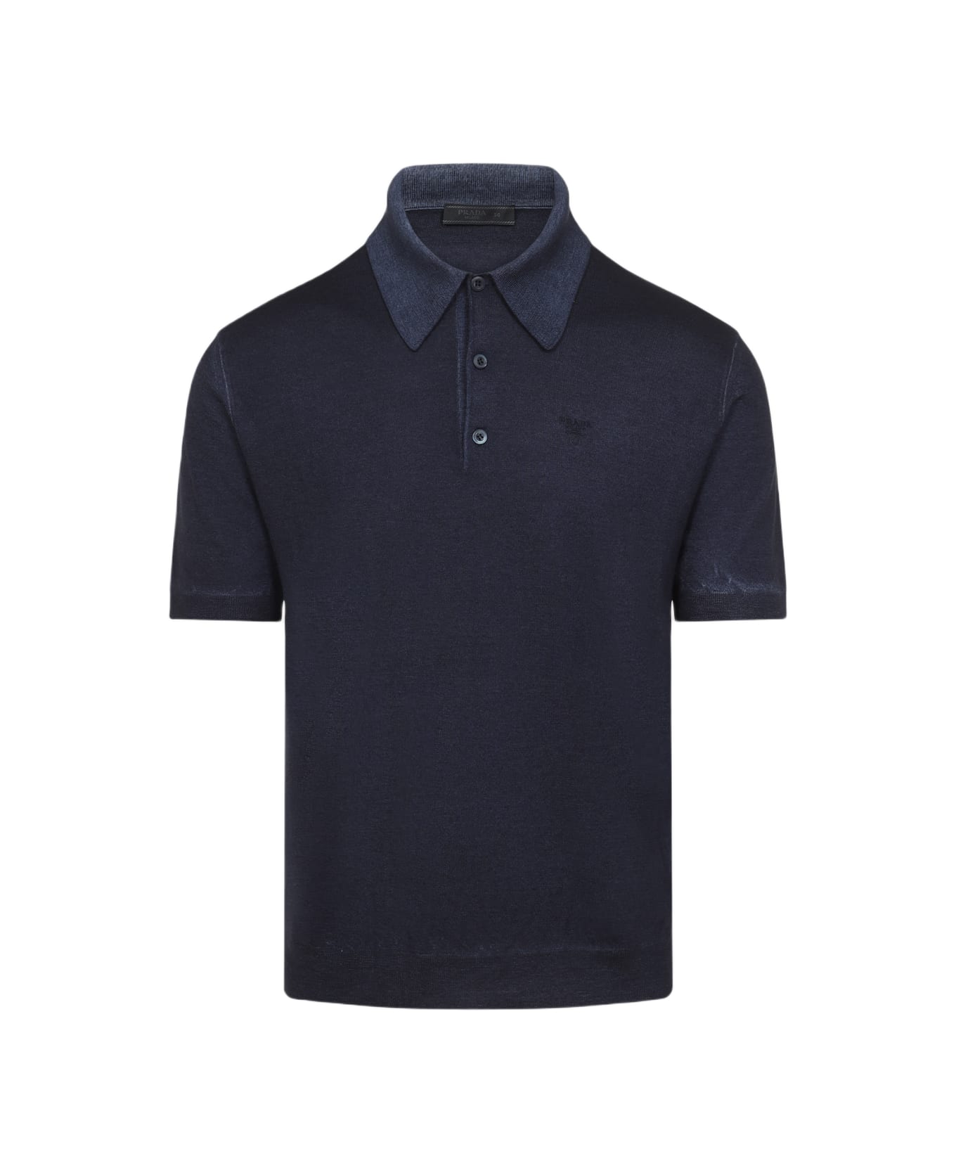 Prada Cashmere Polo - Bleu