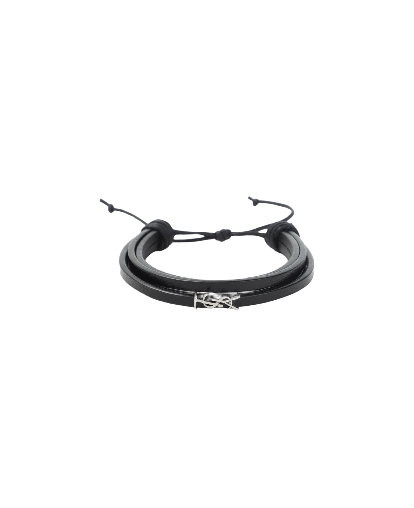Saint Laurent Ysl Bracelet - Nero