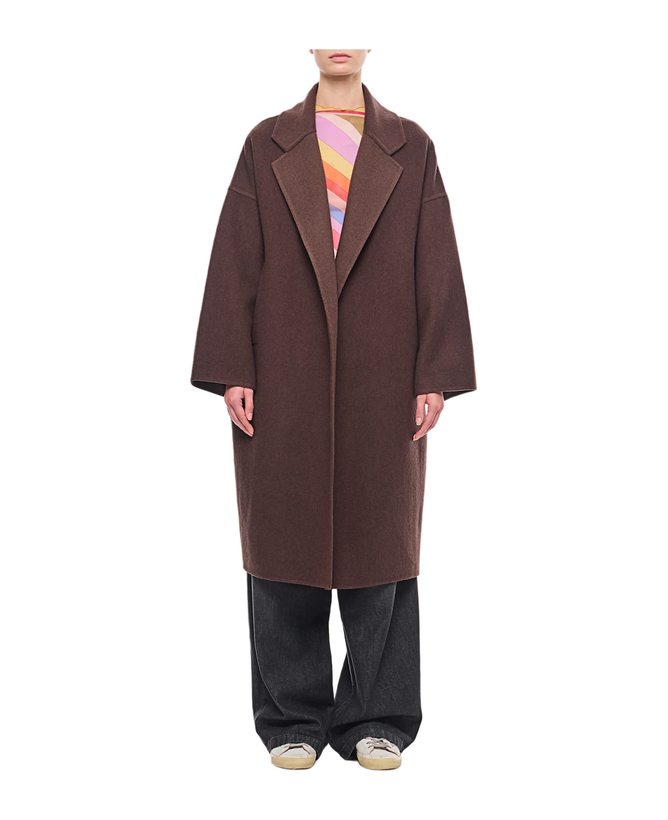 Dusan Oversized Coat - Brown