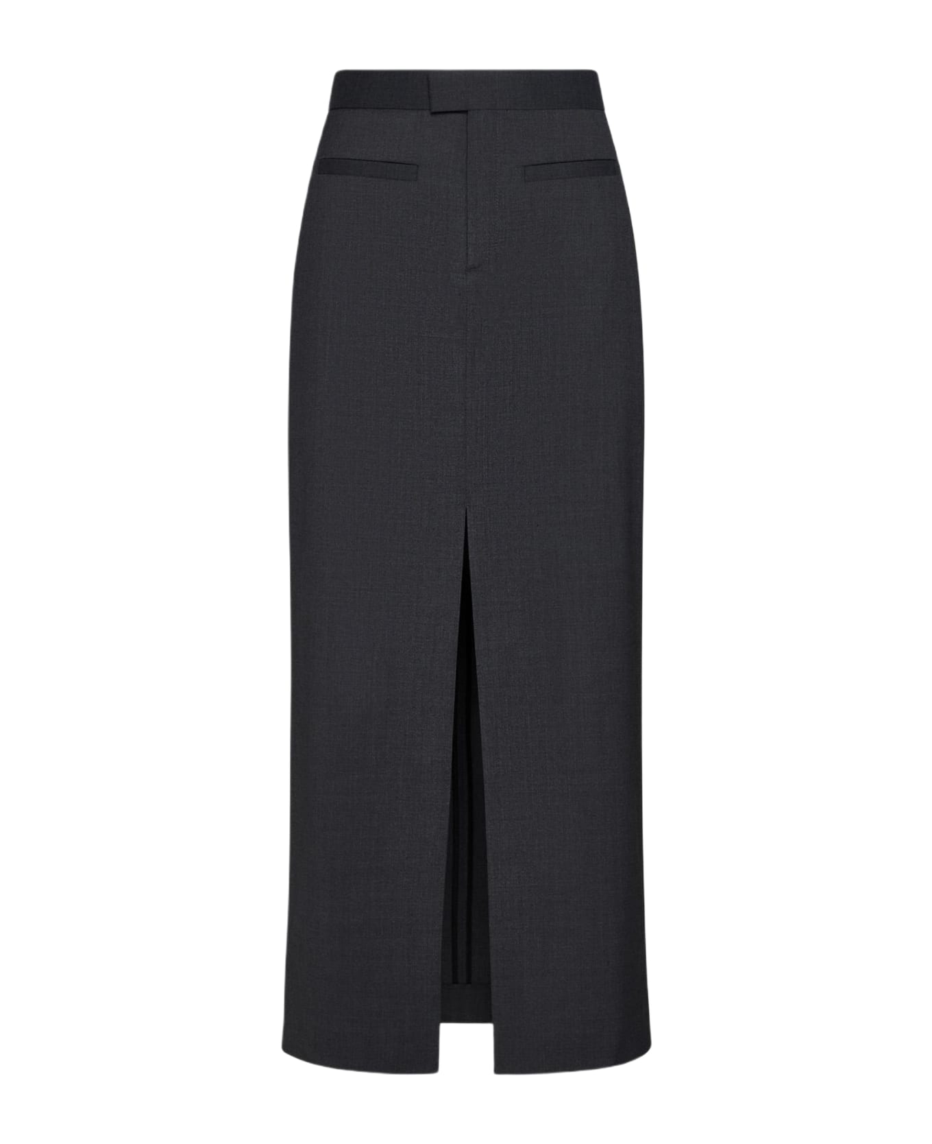 Filippa K Wool-blend Long Skirt - GREY