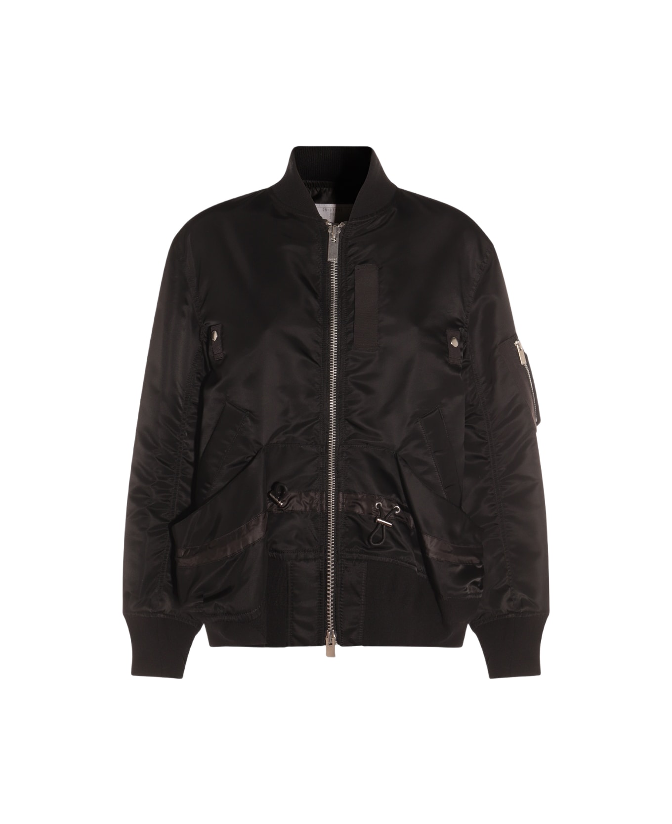 Sacai Black Nylon Casual Jacket - Black