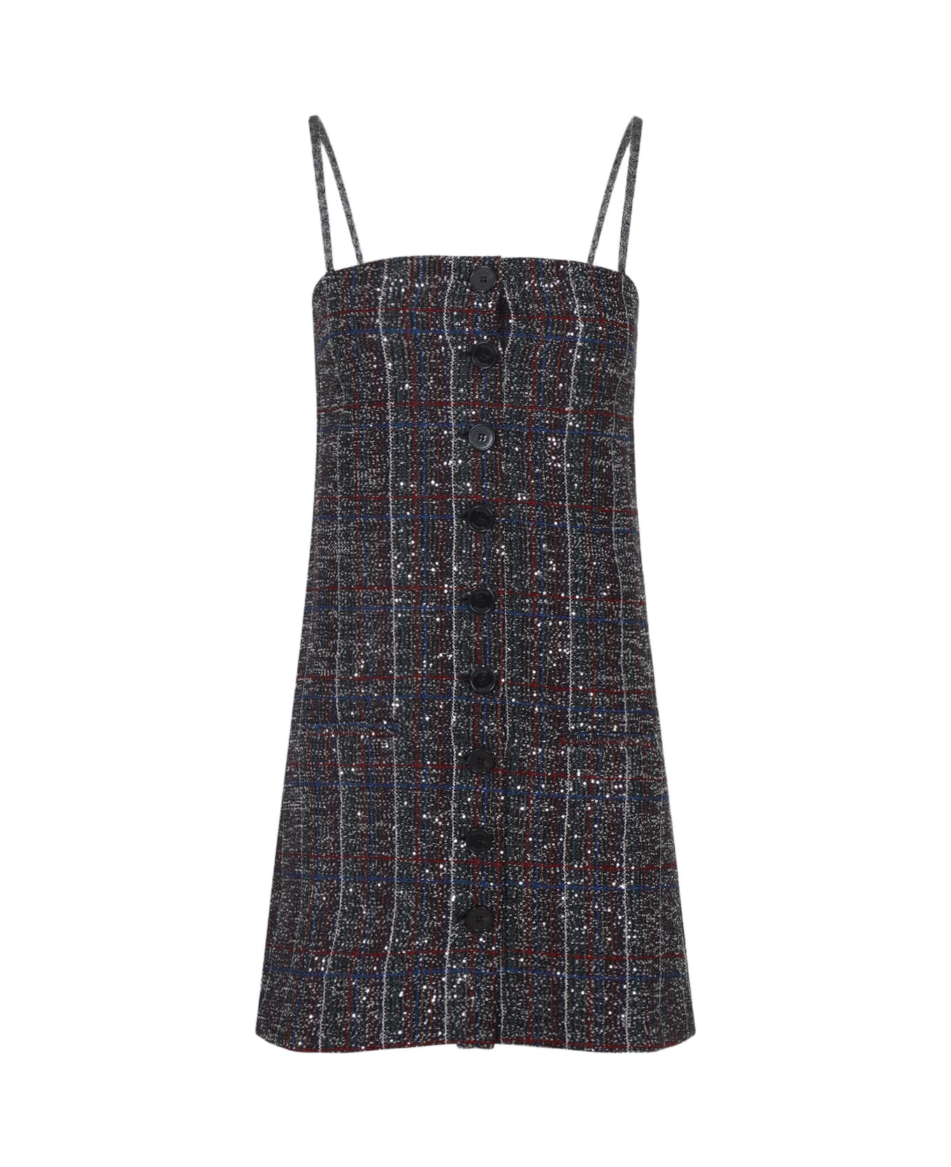 Missoni Short Dress - Black Red Blue