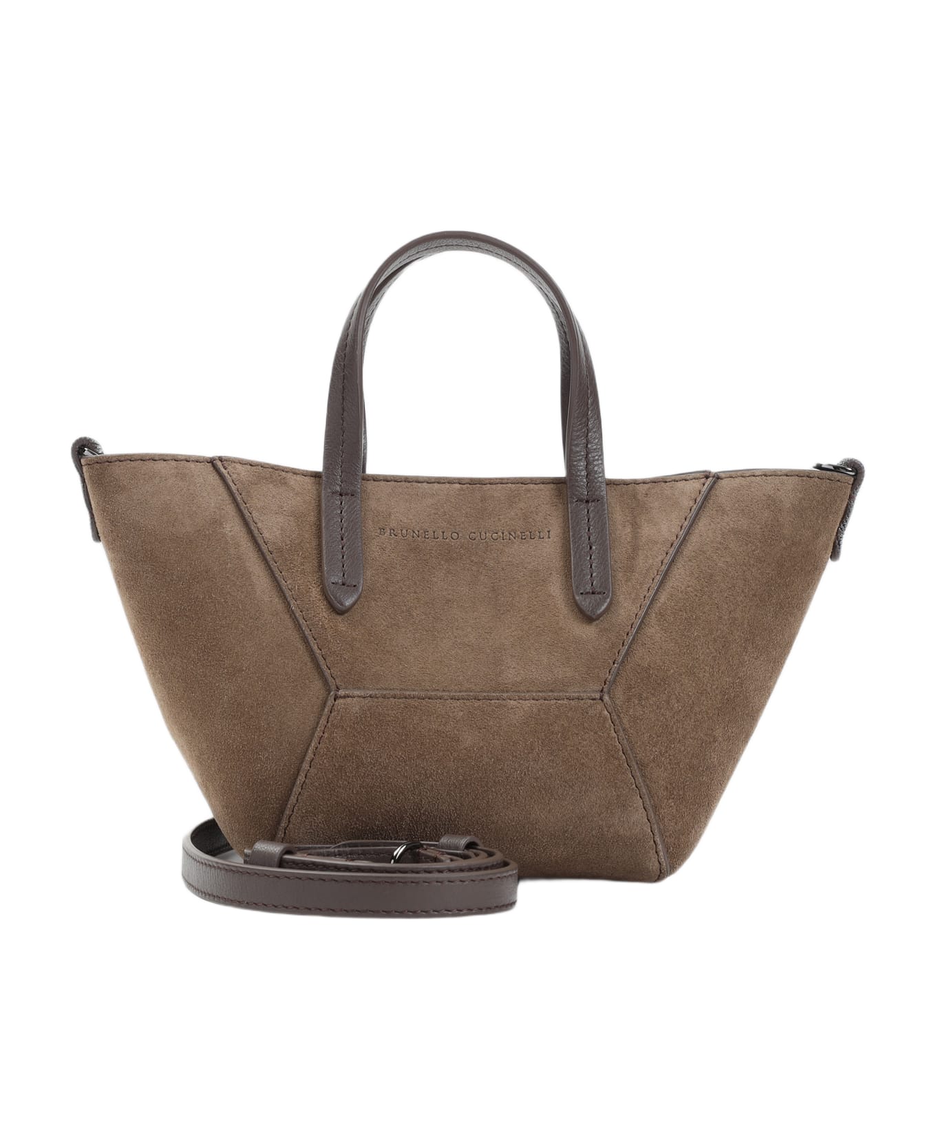 Brunello Cucinelli Suede Duomini Bag - Torba