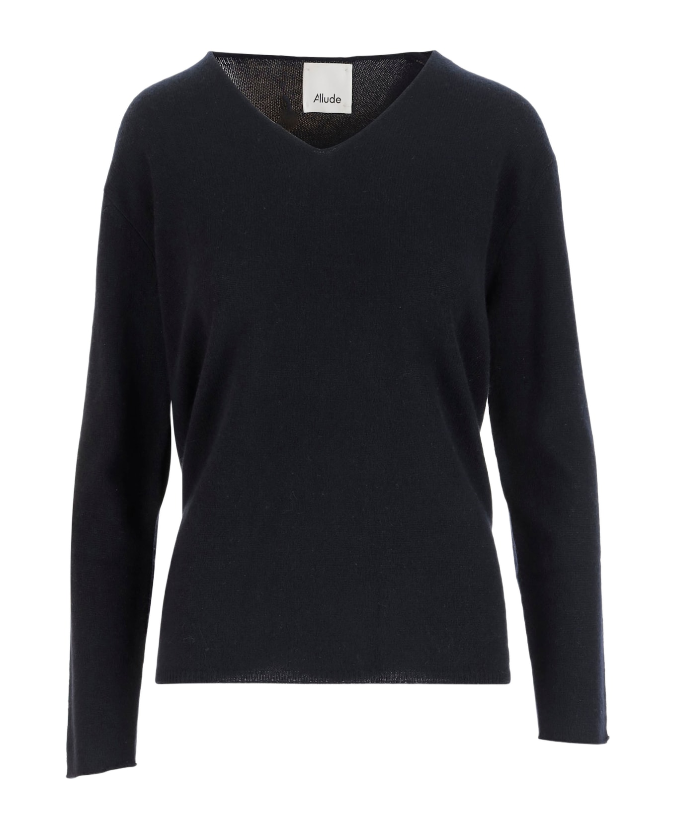 Allude Cashmere Pullover - Black
