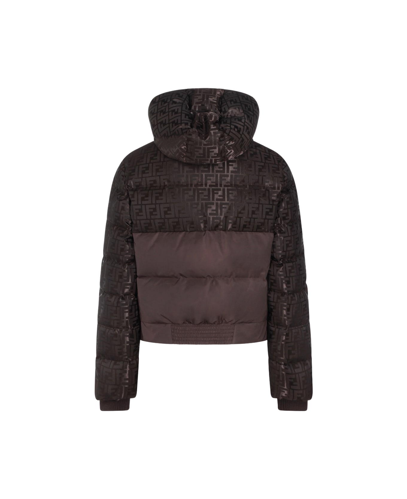 Fendi Brown Down Jacket - Brown