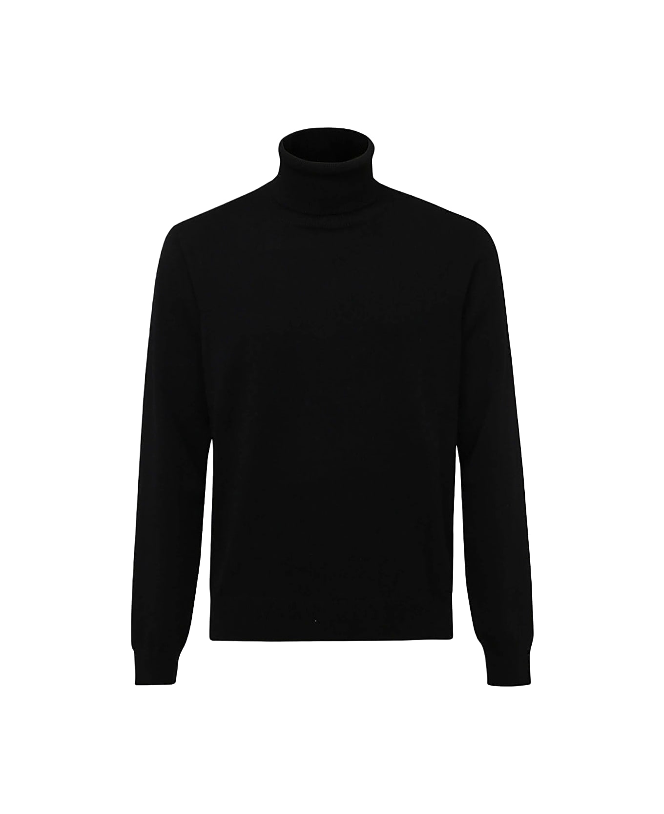Malo Black Cashmere Jumper - Black