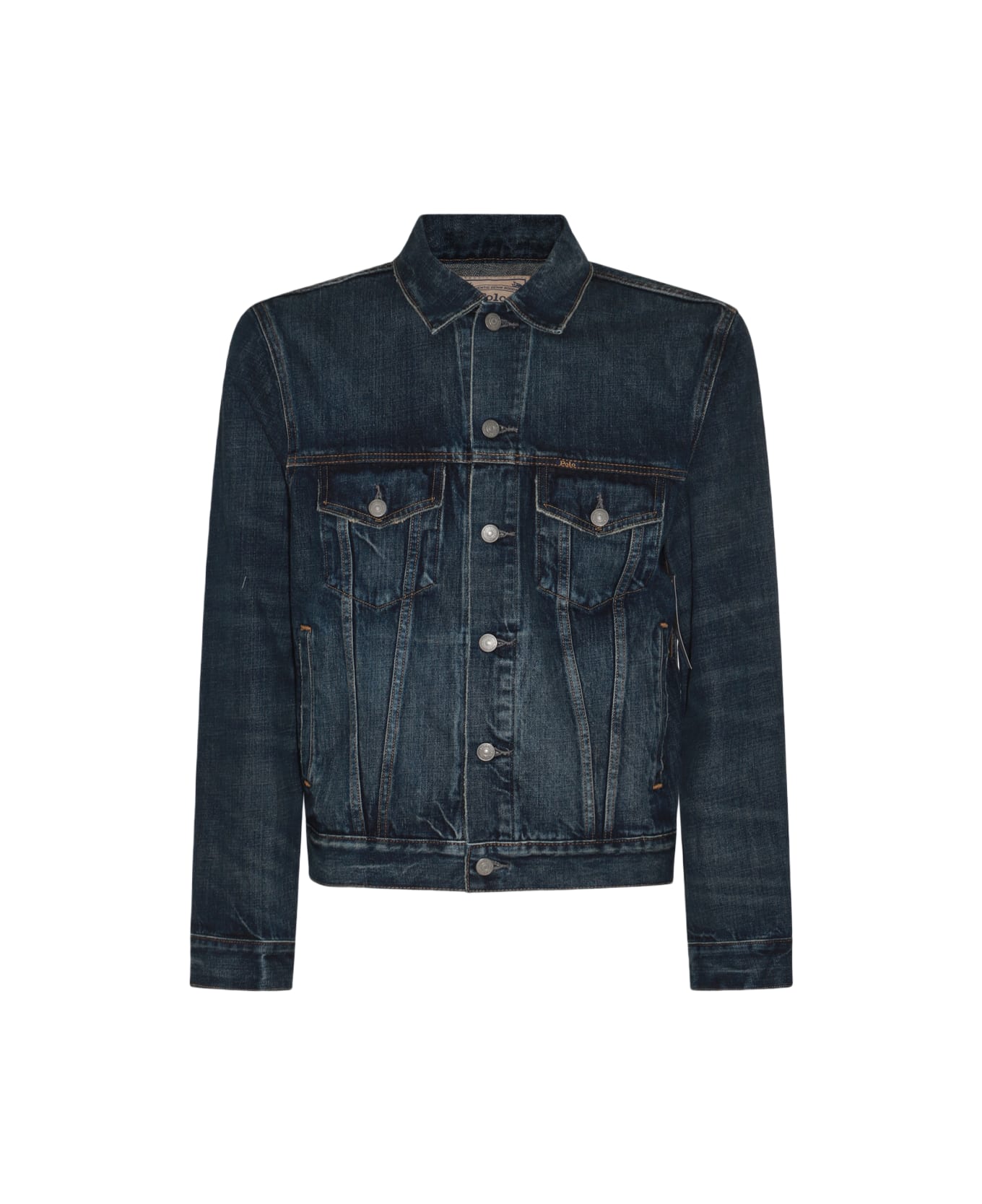 Polo Ralph Lauren Blue Cotton Denim Jacket - TRENTON