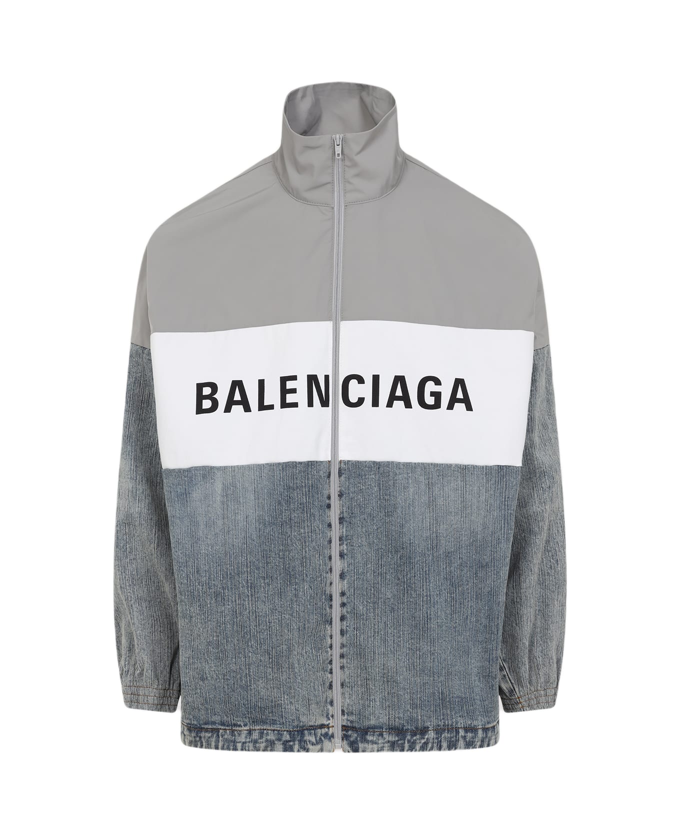 Balenciaga Zip-up Jacket - Deep Blue