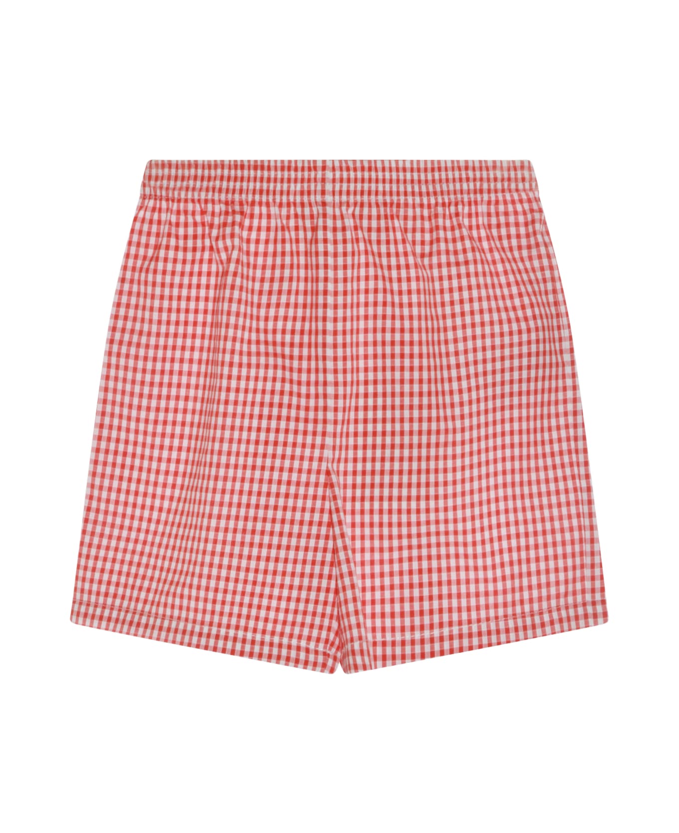 Gucci Red Cotton Shorts - SHORTS