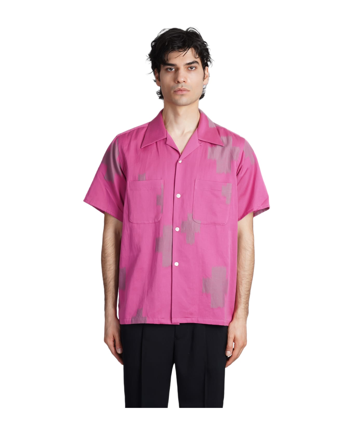 Needles Shirt In Rose-pink Cotton - rose-pink