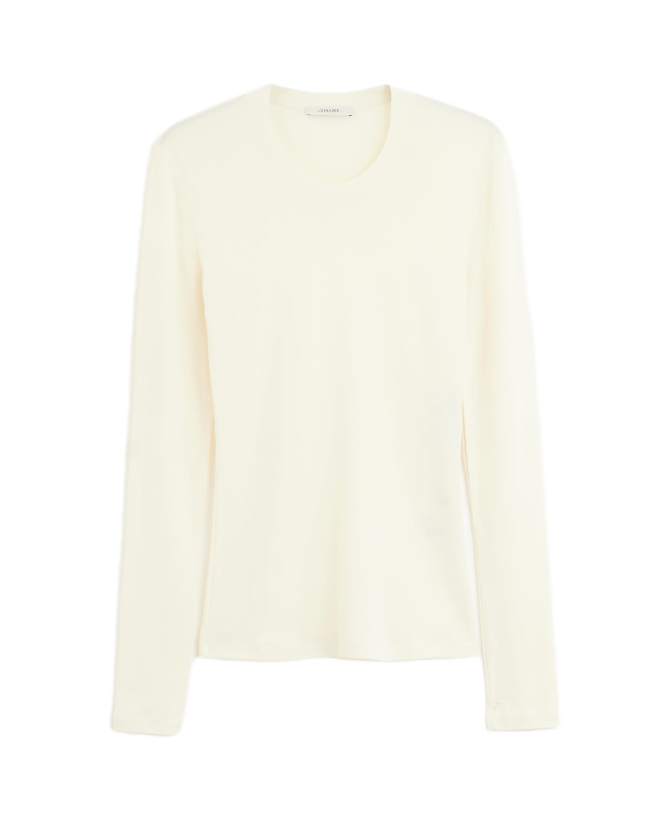 Lemaire Rib Long Sleeve Longsleeve - cream