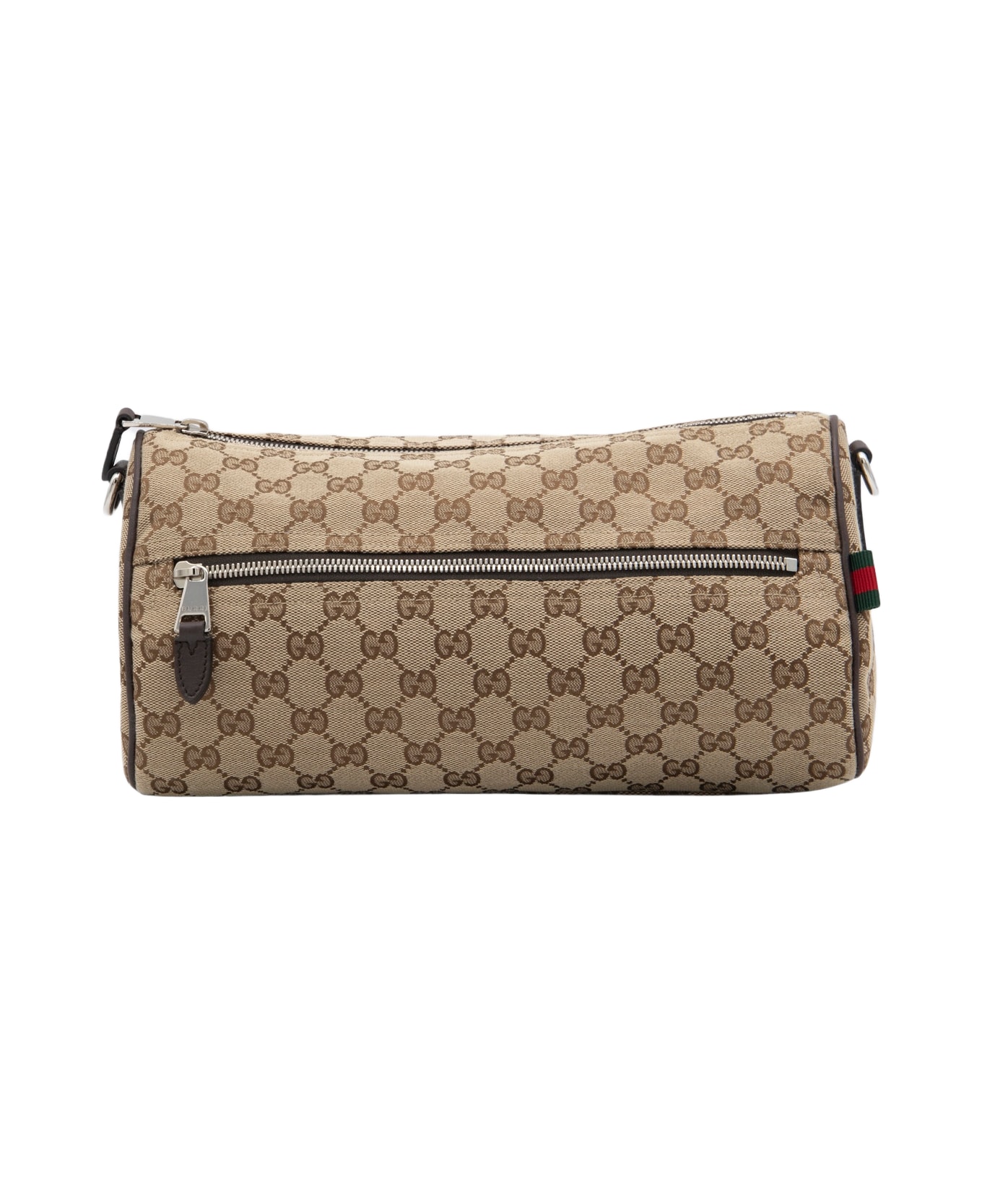 Gucci Beige Leather Crossbody Bag - Cocoa