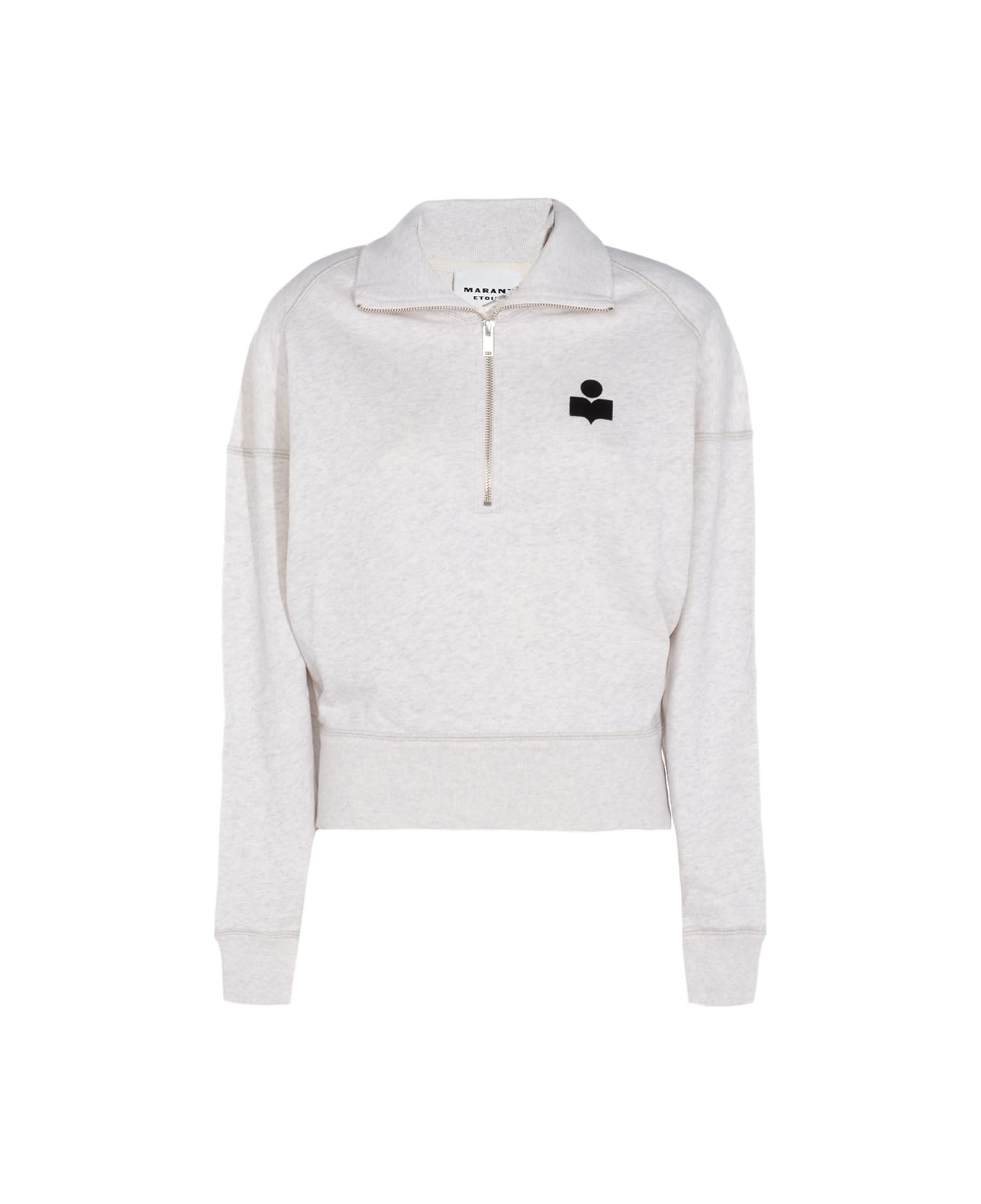 Marant Étoile Grey Cotton Sweatshirt - Beige