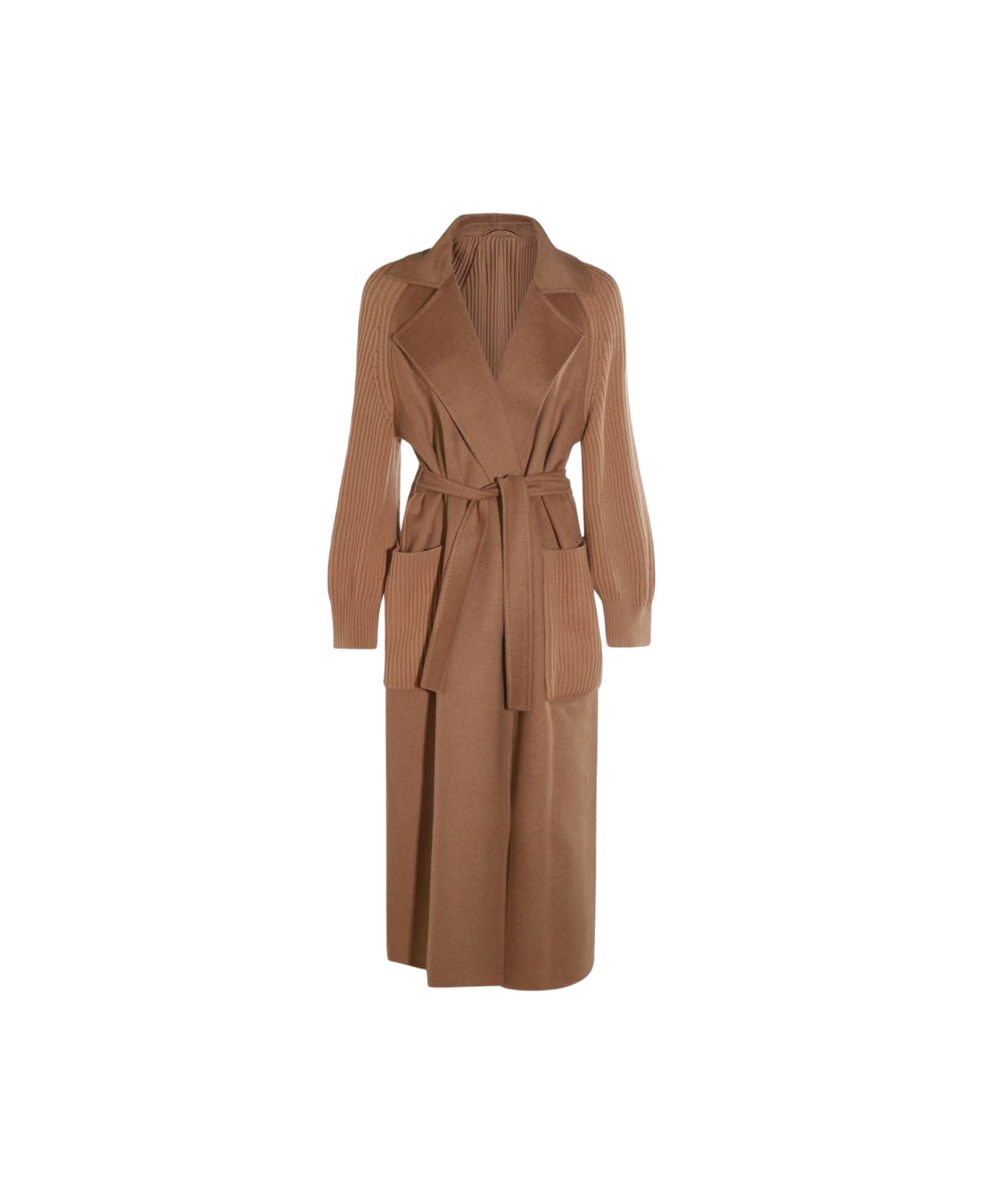 Max Mara Camel Berard Wool Coat - Beige