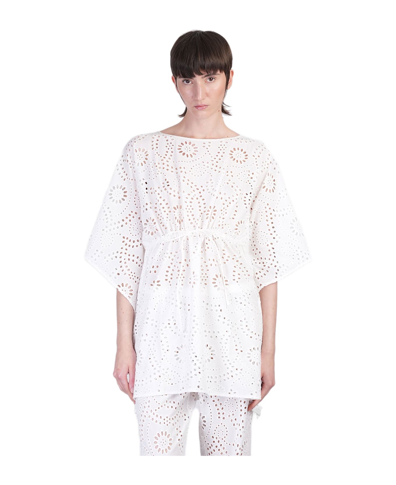 MC2 Saint Barth Iria Topwear In White Cotton - white