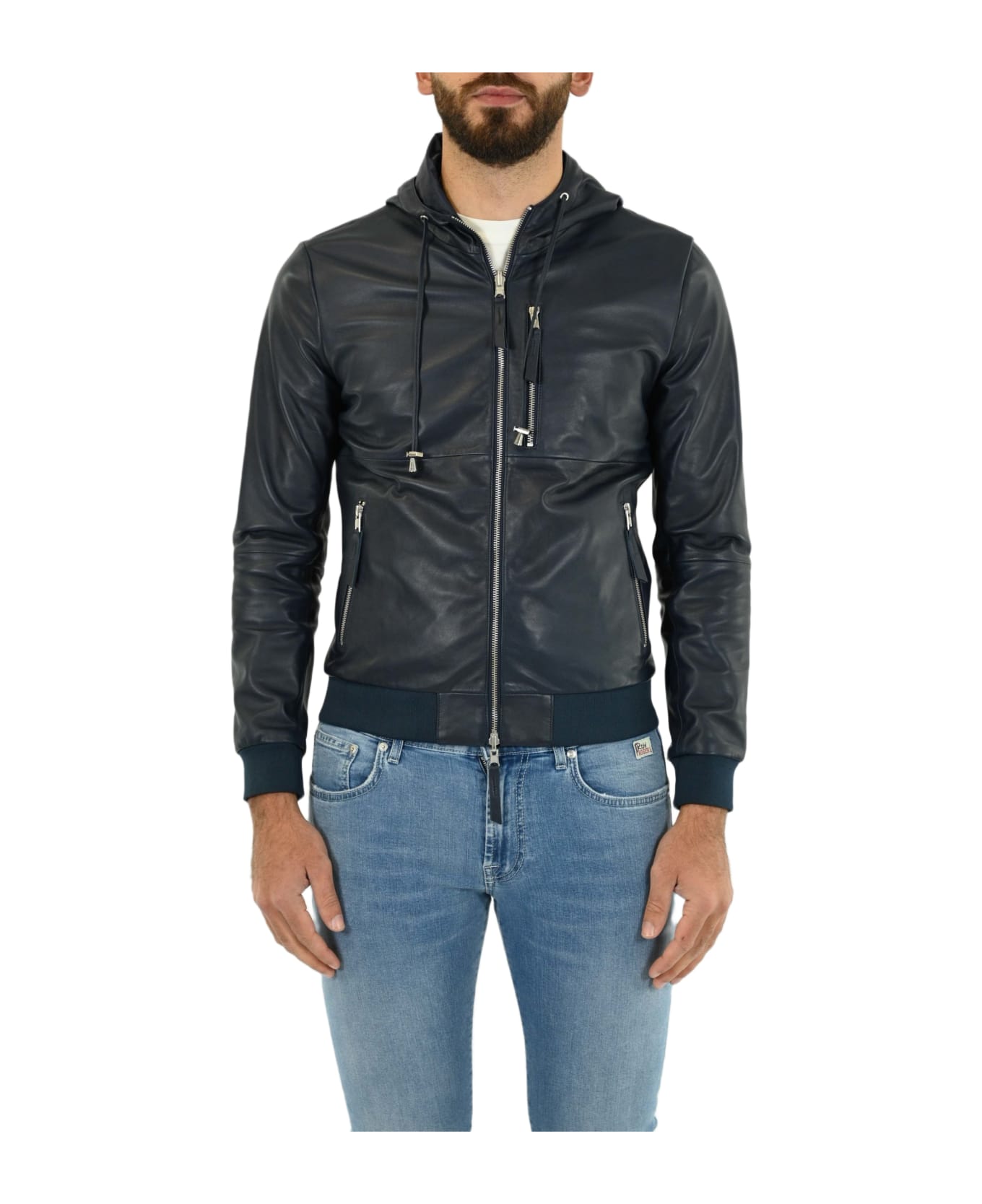 D'Amico Giubbotto Reversibile Norris - Blu