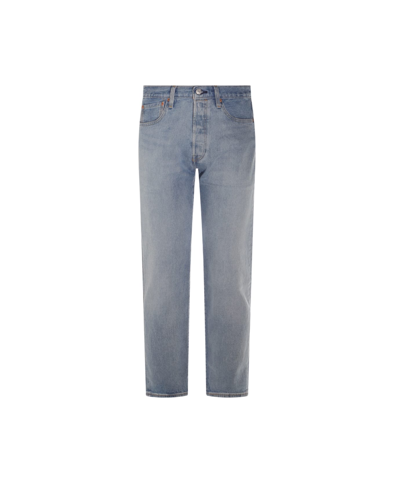 Levi
s Grey Cotton 501 Denim Jeans
