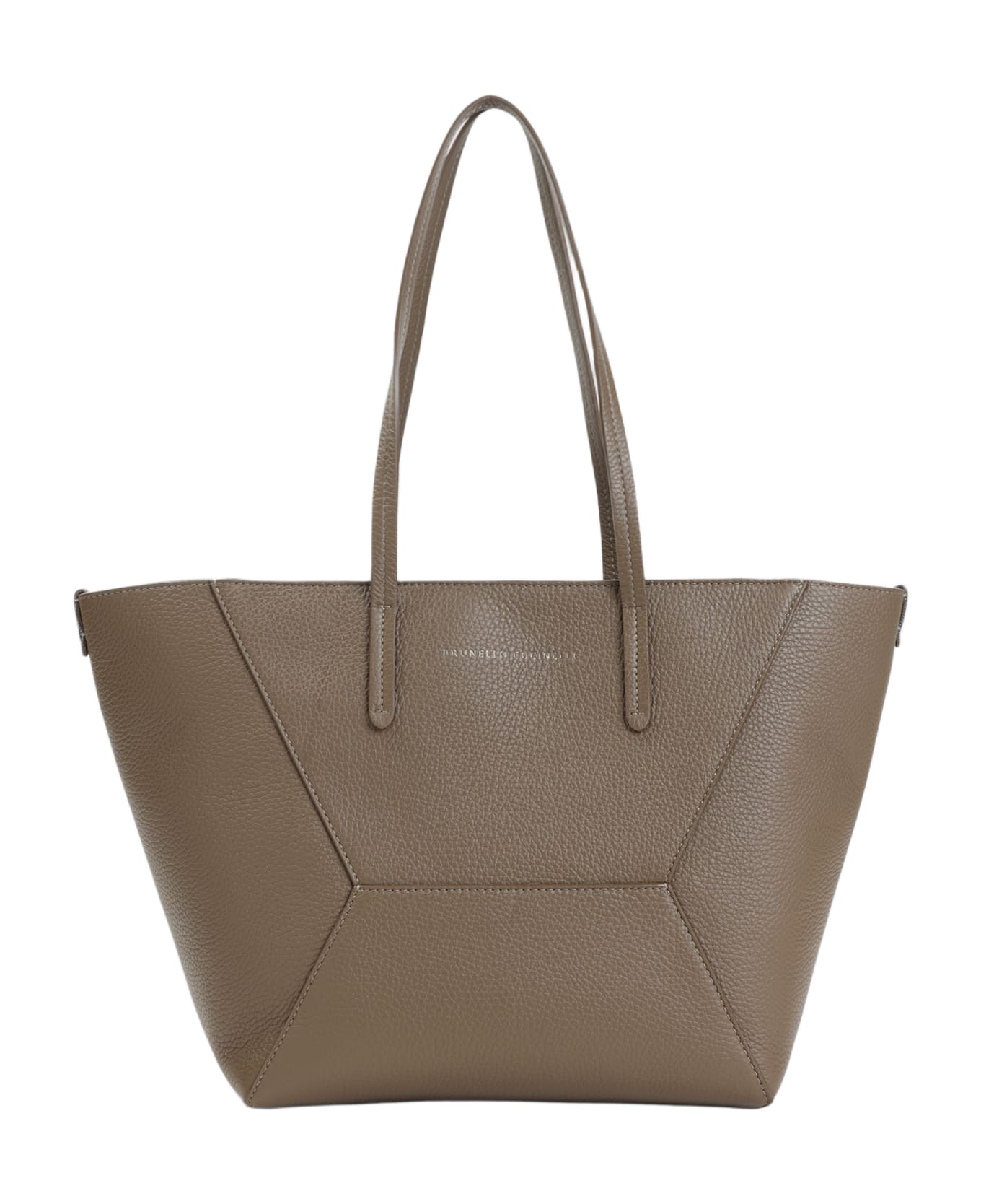 Brunello Cucinelli Duo Medium Bag - Fango