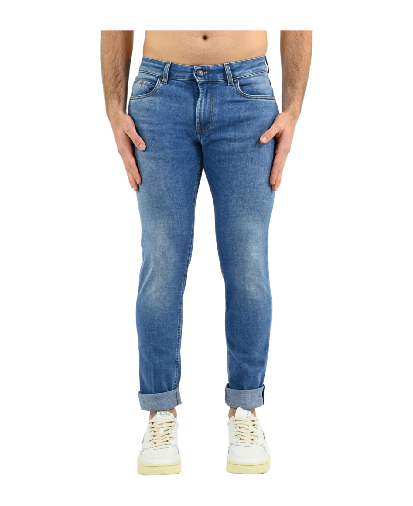 Fay 5-pocket Jeans - Turchese Chiaro