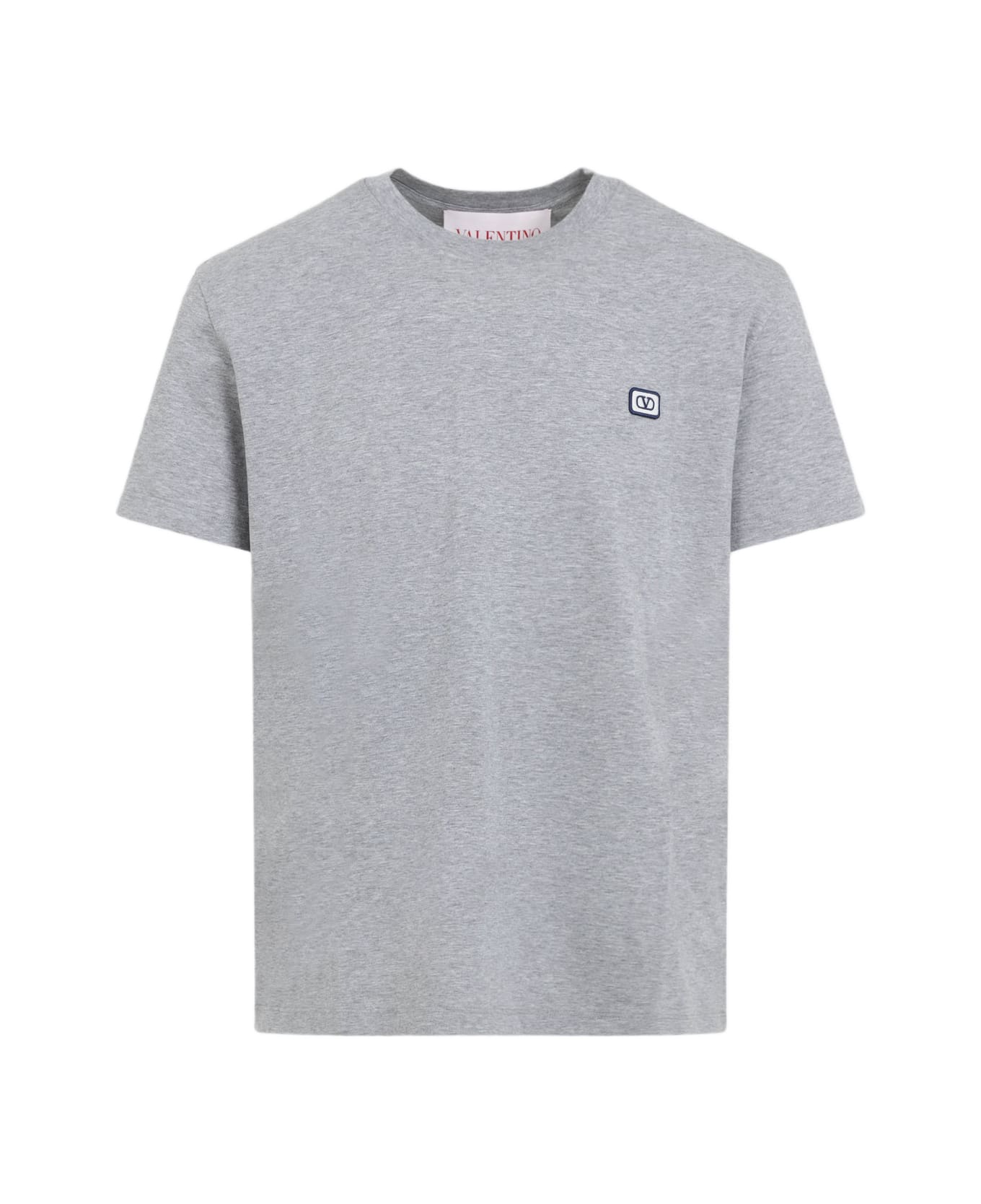 Valentino Vlogo Patch T-shirt - Grigio Melange