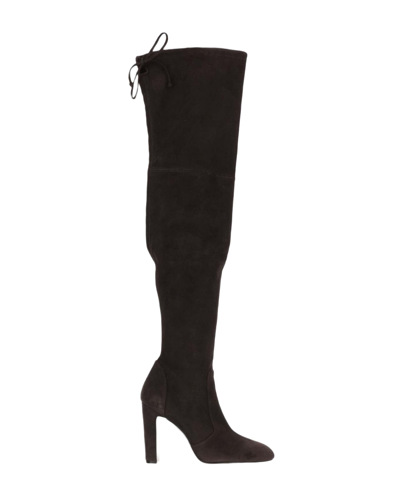 Stuart Weitzman High Suede Boots With Drawstring - H8F6L-5846