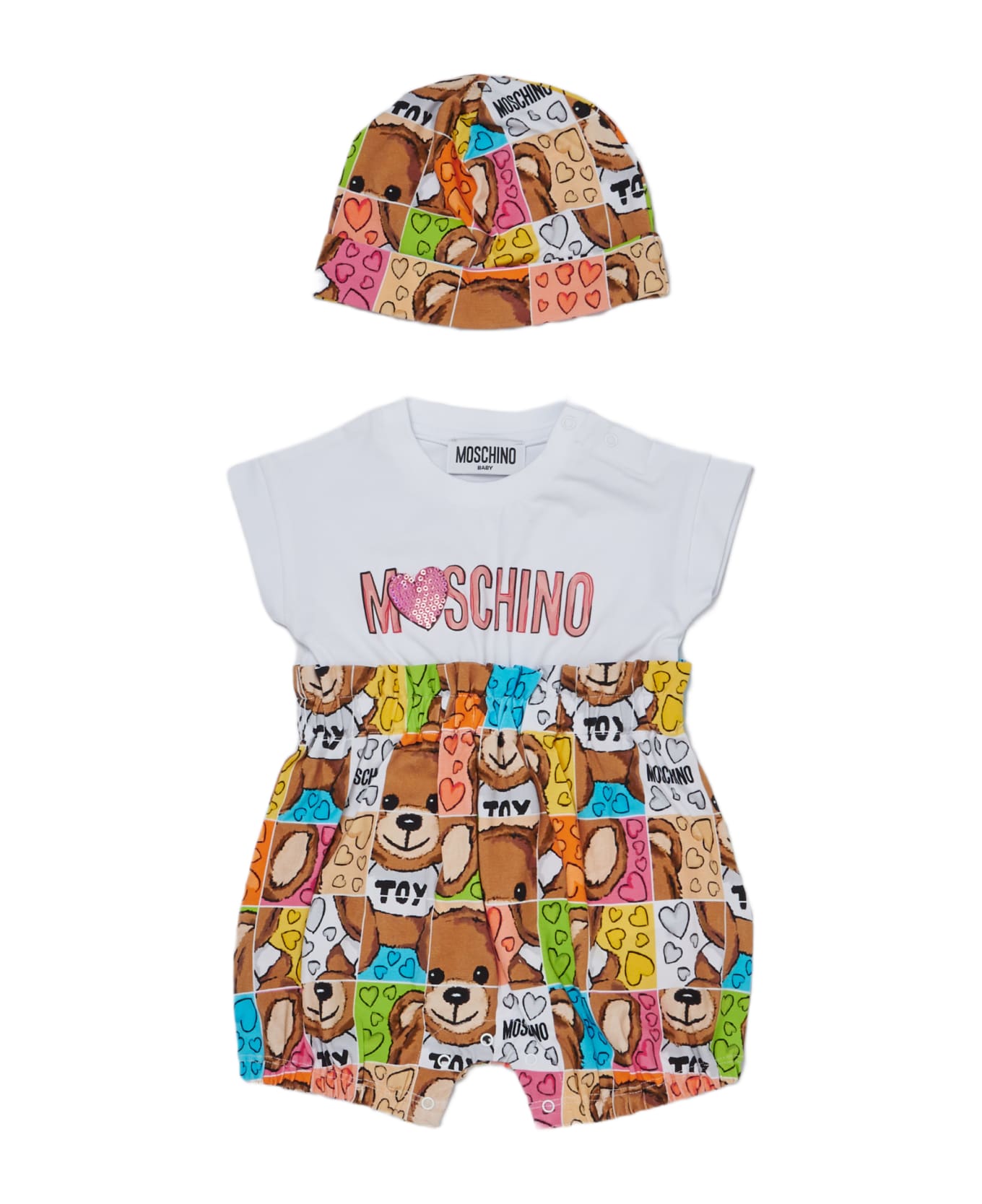 Moschino Romper Jump Suit - B.CO-MULTICOLOR ボディスーツ＆セットアップ