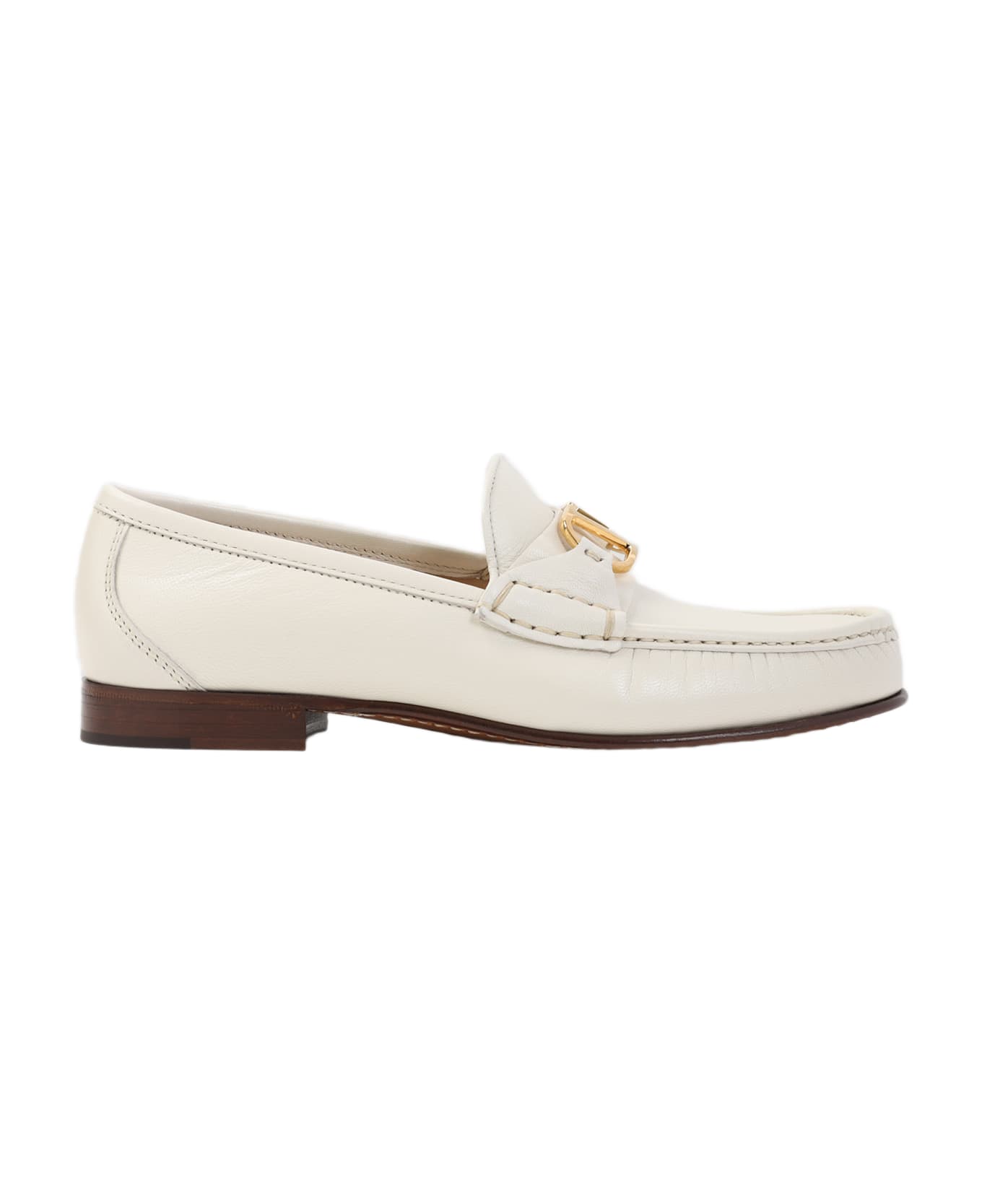 Valentino Garavani V Logo Signature Loafer - Ivory