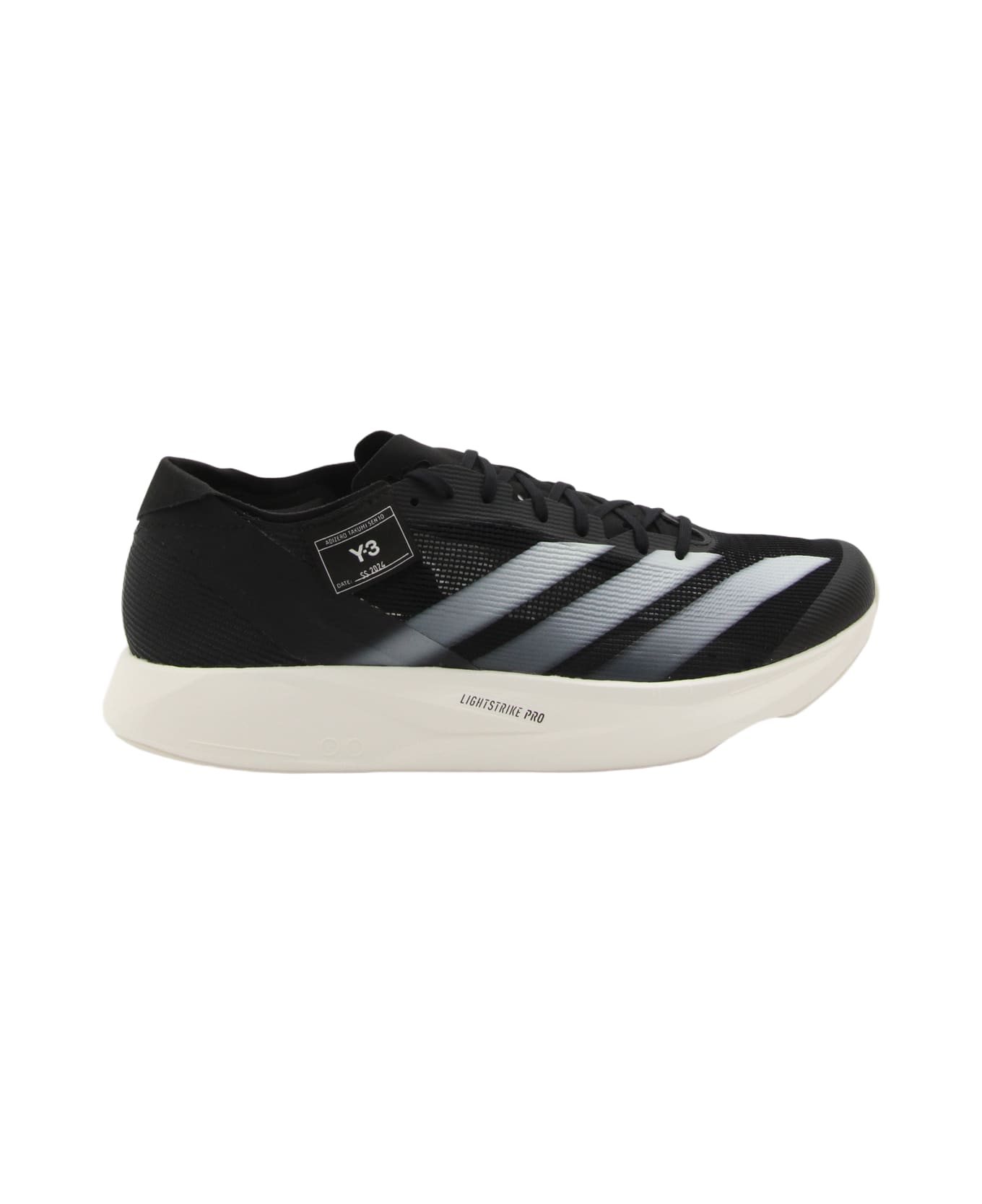 Y-3 Black And White Canvas Sneakers - black/black/off white スニーカー