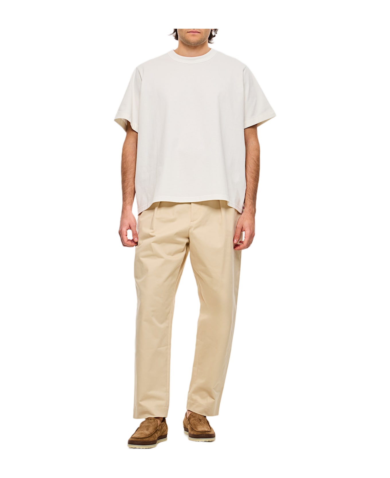 Marni Cotton Trousers - Beige