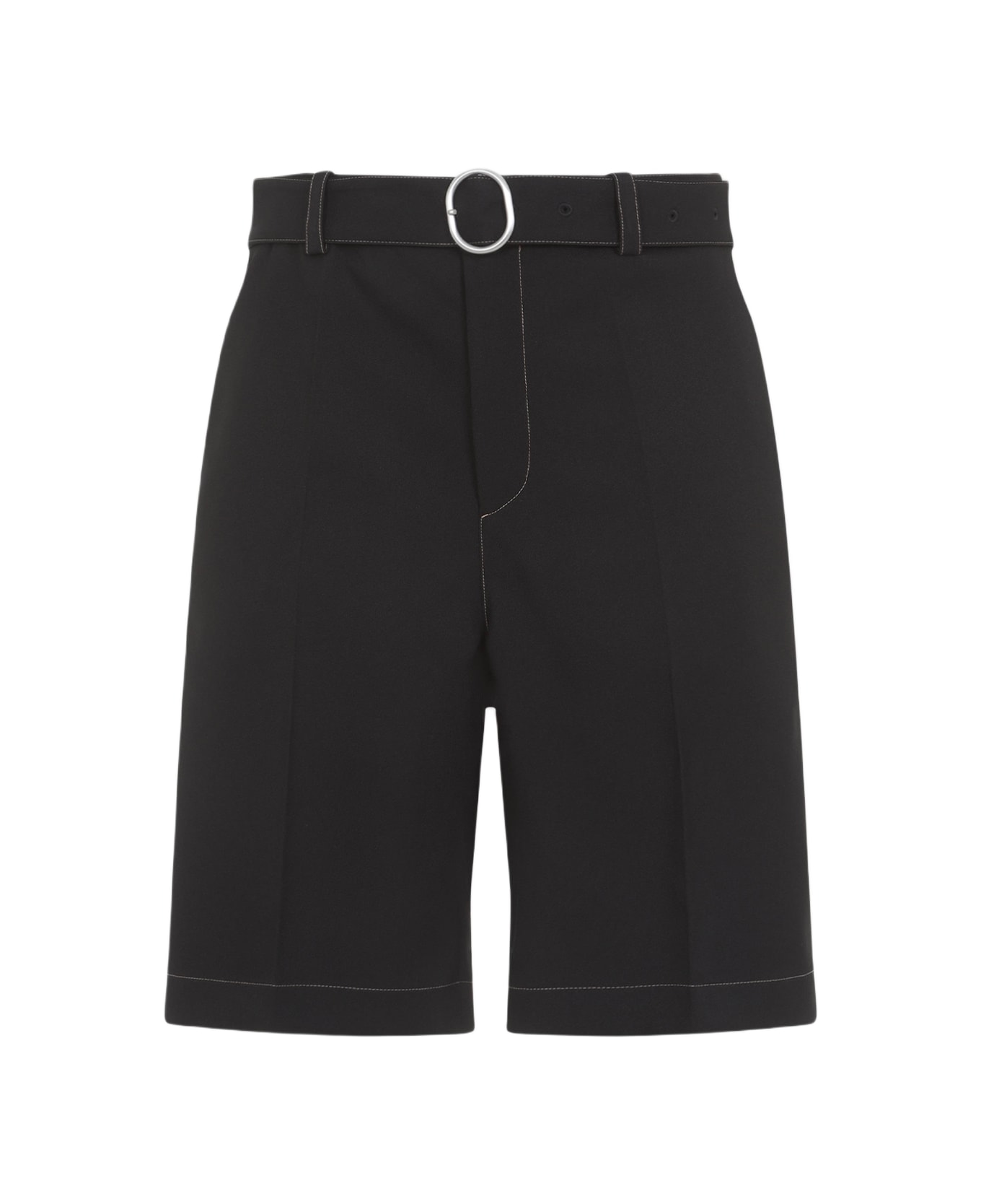Jil Sander Polyester Shorts - Black