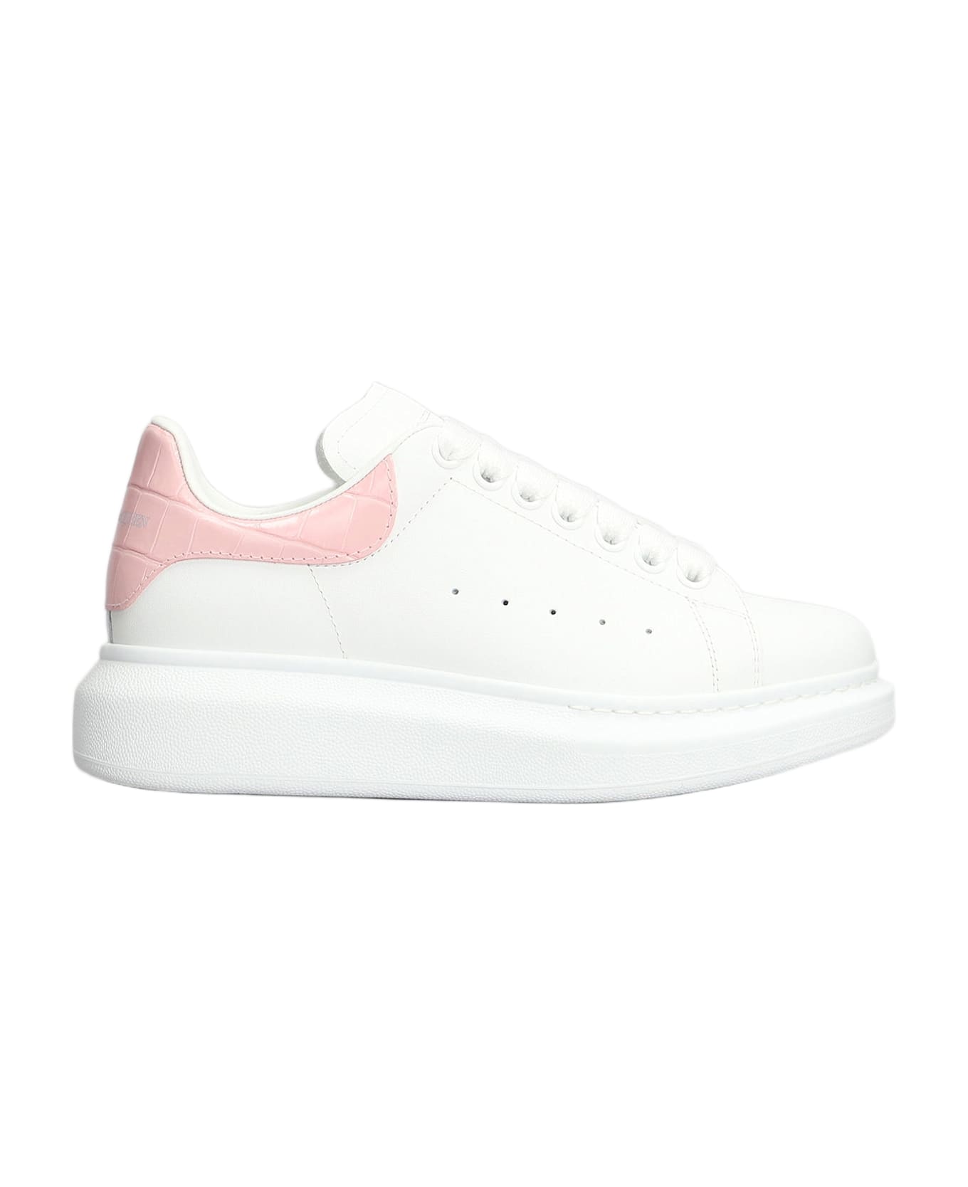 Alexander McQueen Oversize Sneak Sneakers In White Leather - white