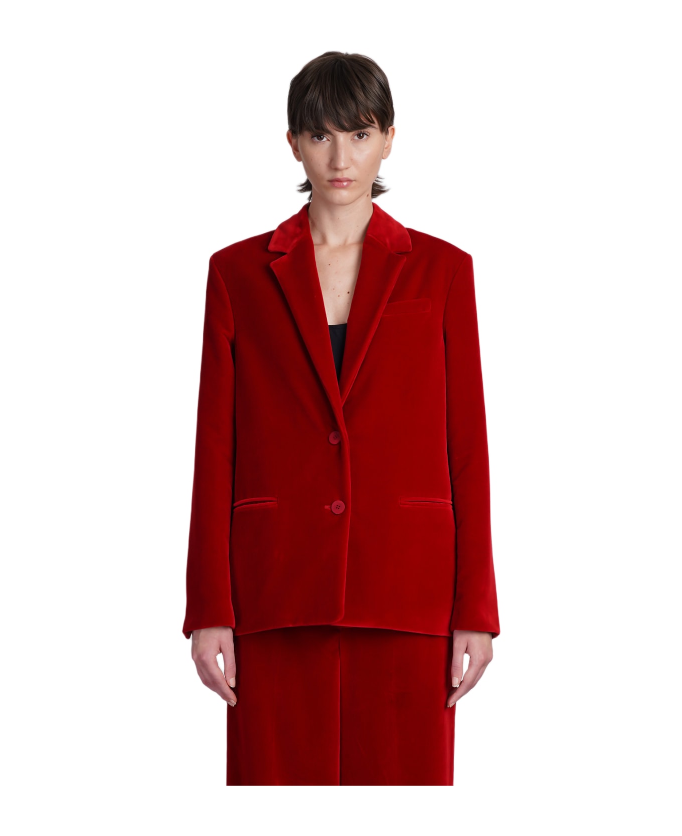 J.W. Anderson Blazer In Red Cotton - red
