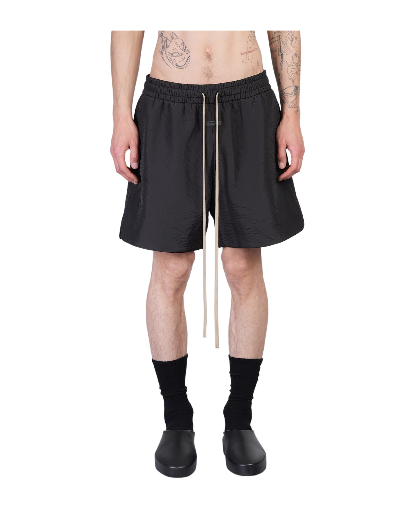 Fear of God Shorts In Black Polyester - black