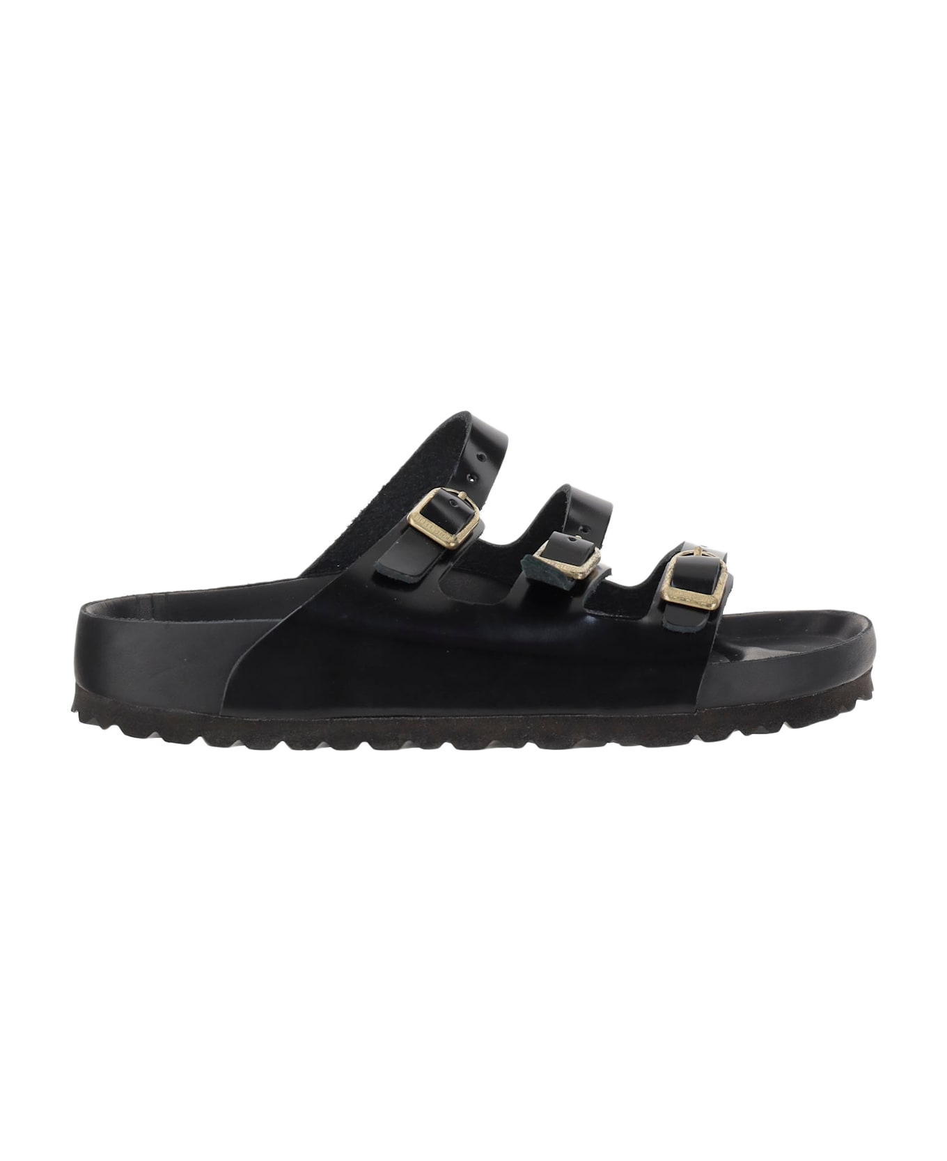 Birkenstock Florida Dbuckle Exquisite Sandals - BLACK