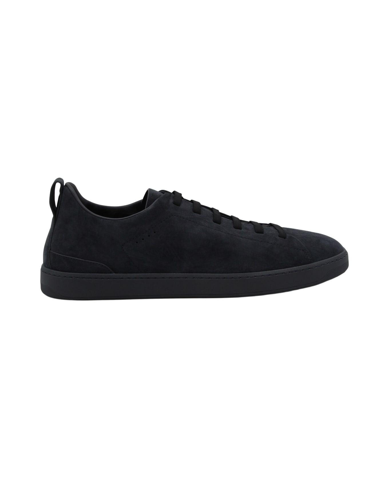 Church's Navy Leather Sneakers - Blue