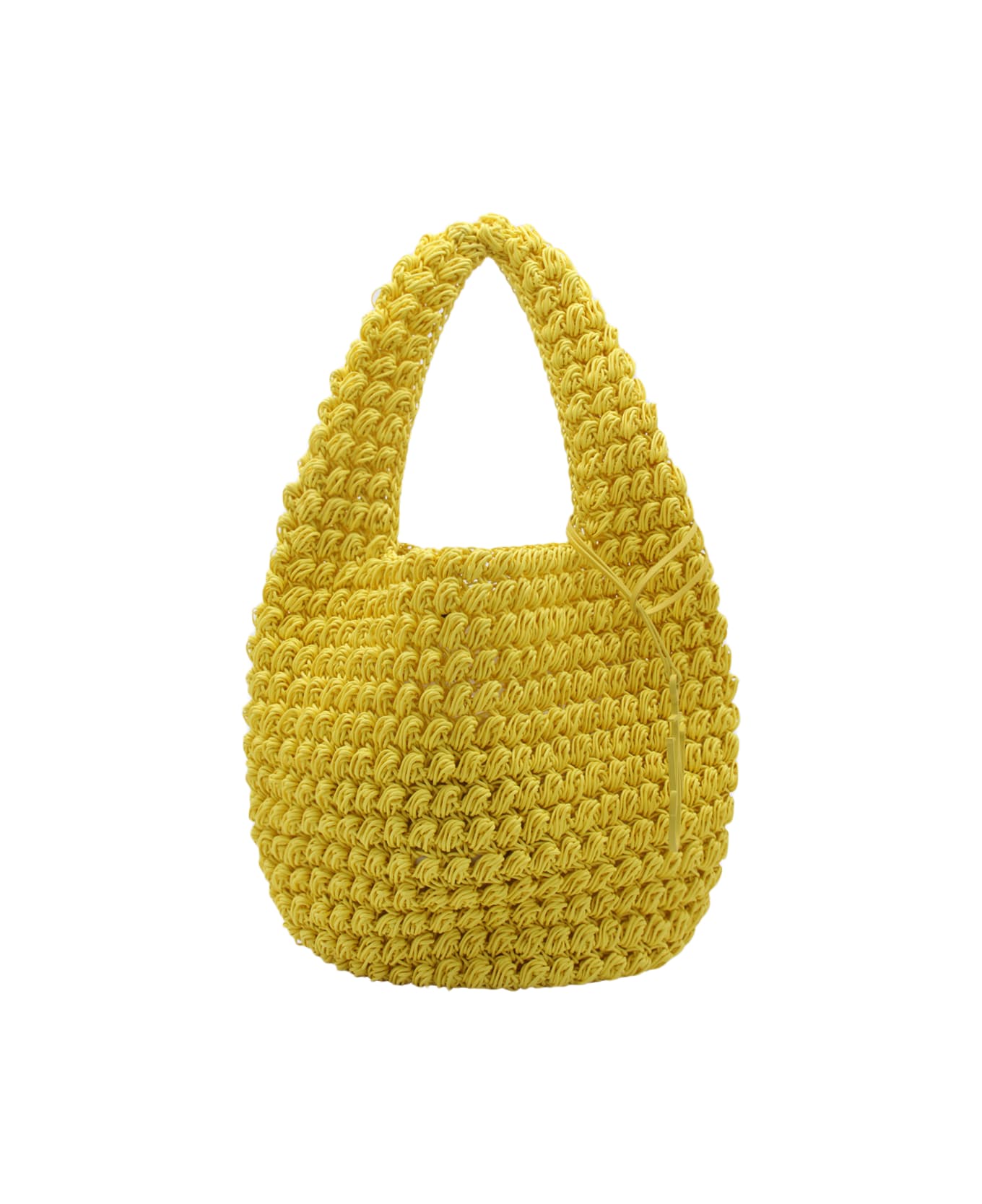J.W. Anderson Yellow Cotton Popcorn Basket Tote Bag - Yellow トートバッグ