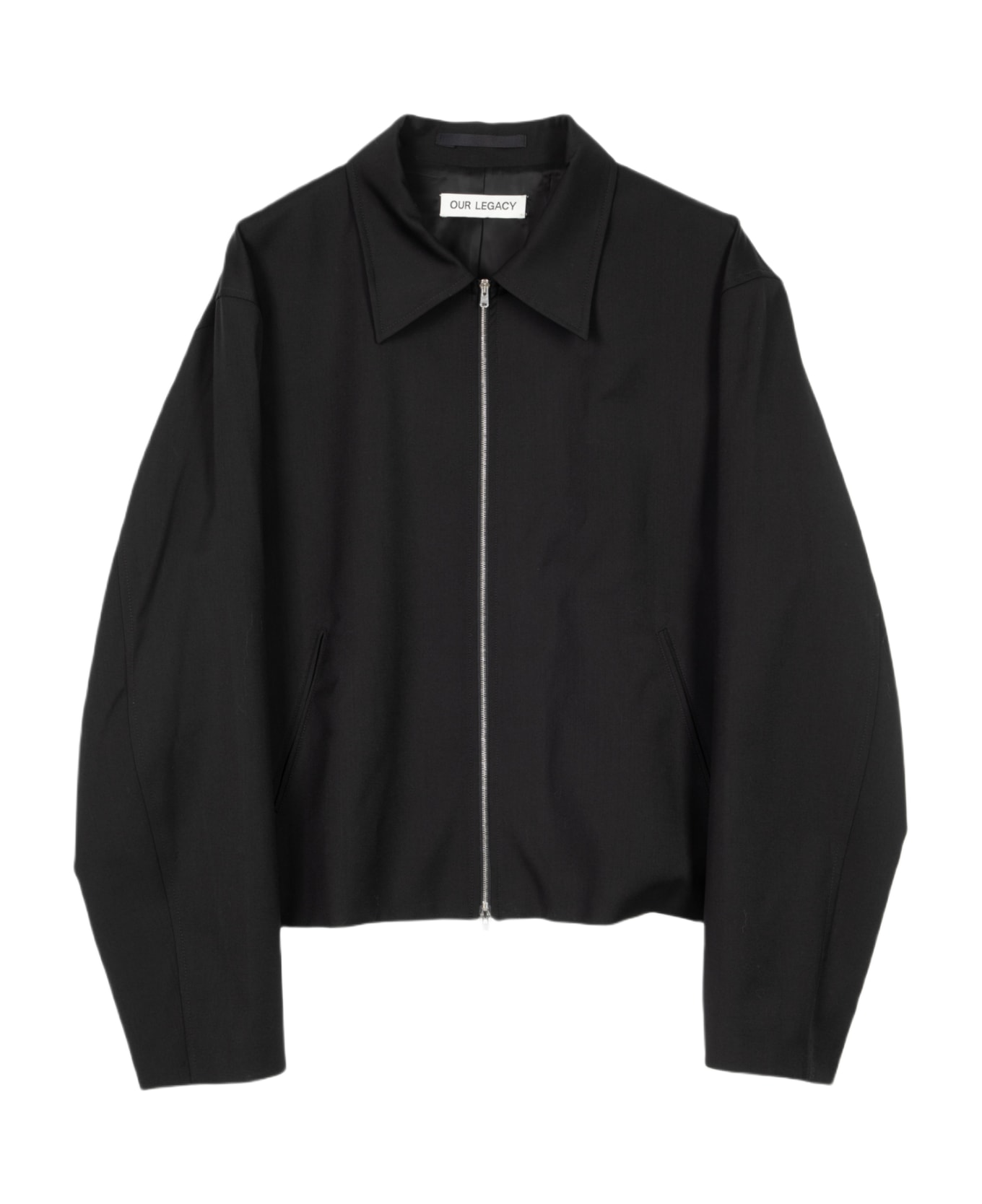 Our Legacy Mini Jacket Black wool tailored boxy jacket - Mini Jacket - Nero ジャケット