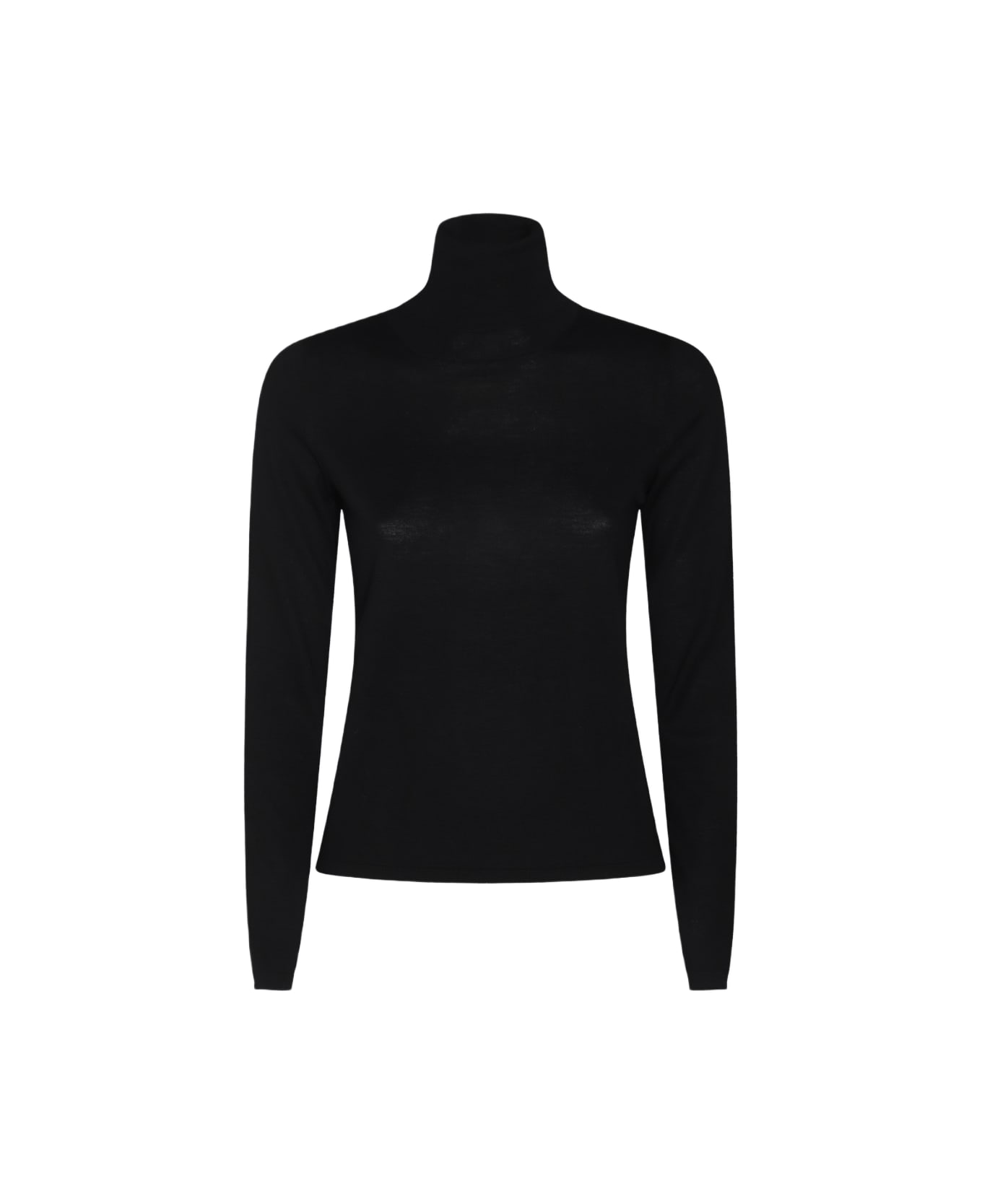 Max Mara Black Wool Adda Knitwear - Black