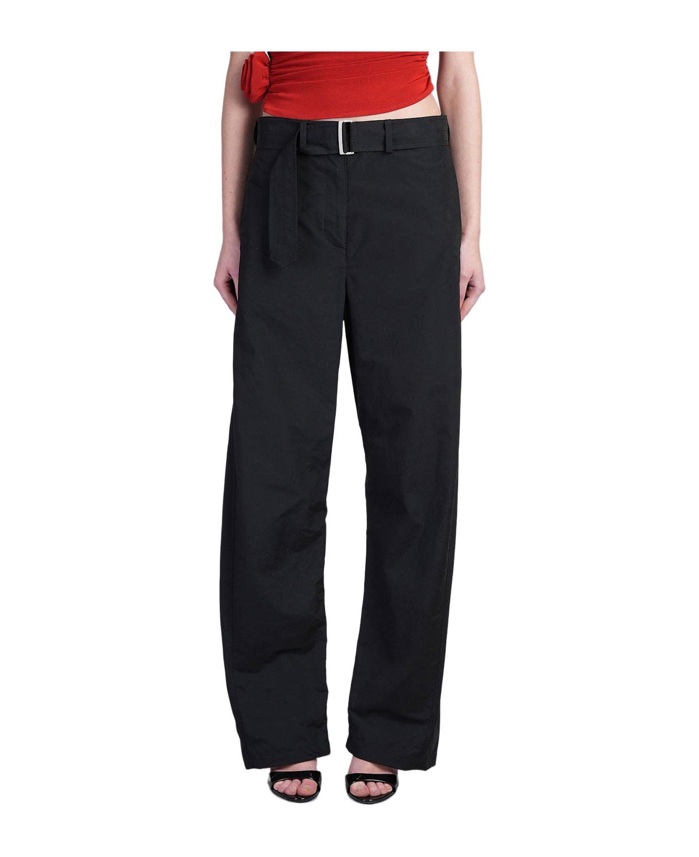 Magda Butrym Pants 02 Pants In Black Cotton - black
