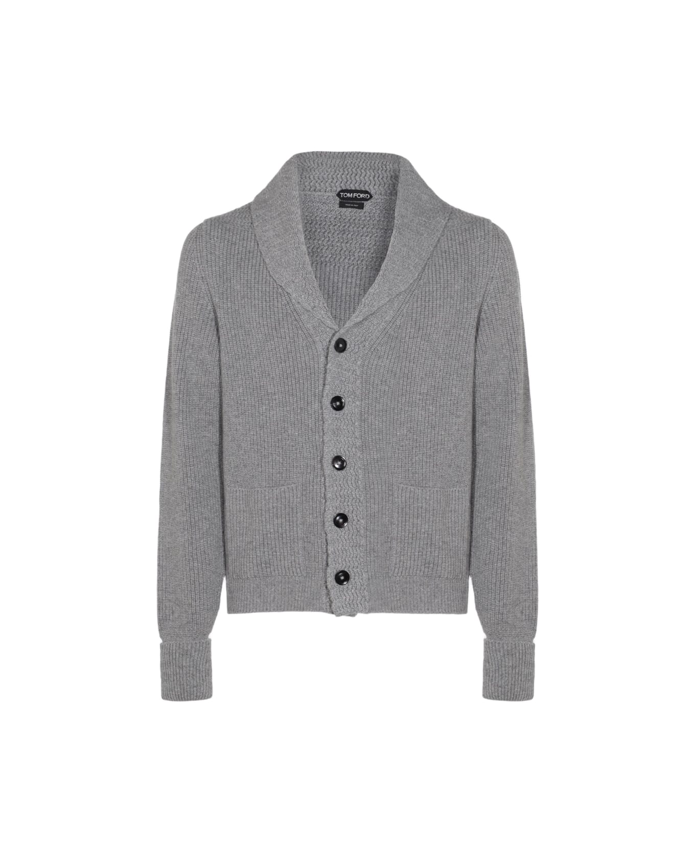 Tom Ford Grey Wool Knitwear - GREY