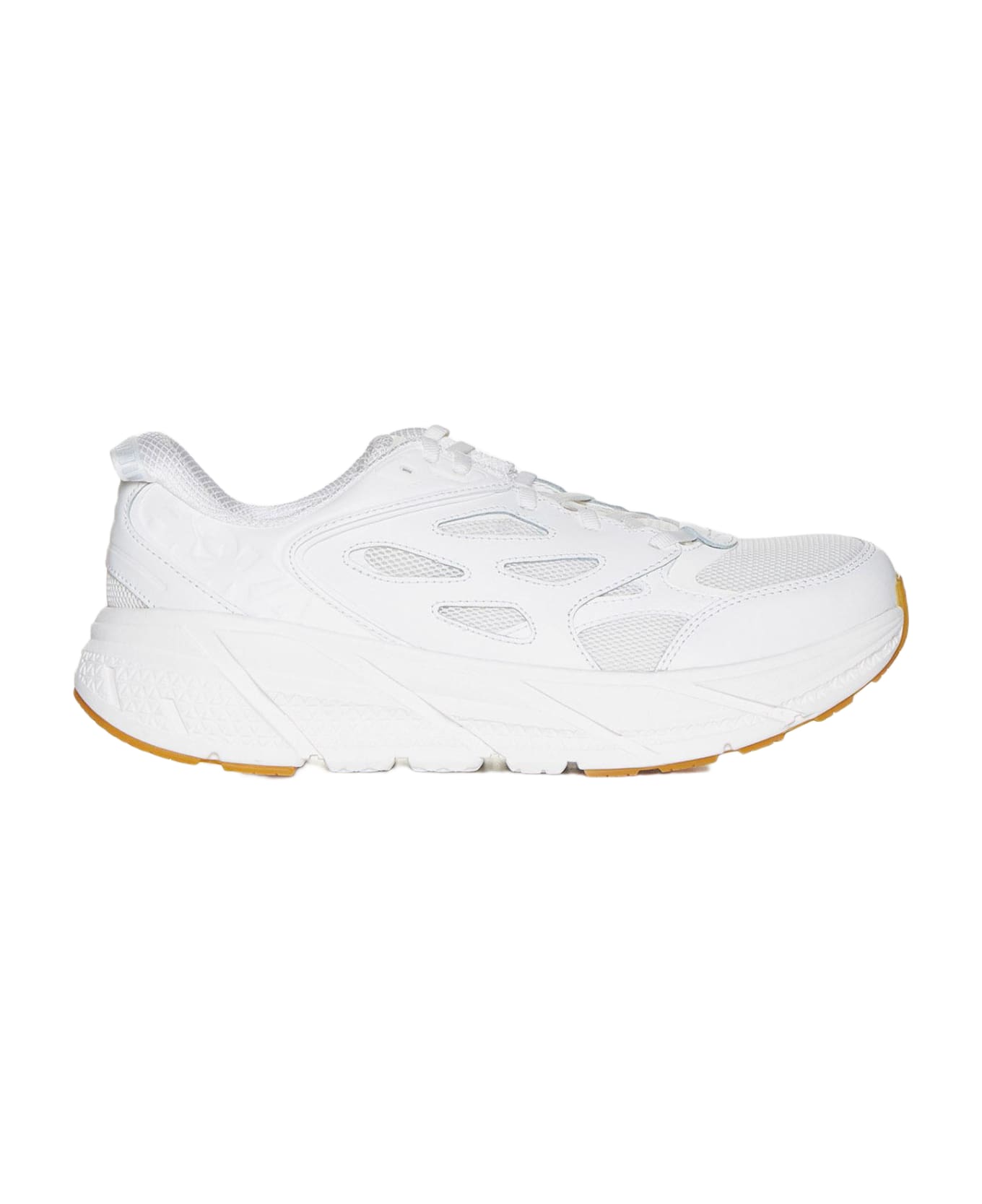 Hoka Clifton L Athletics Sneakers - WHITE/WHITE