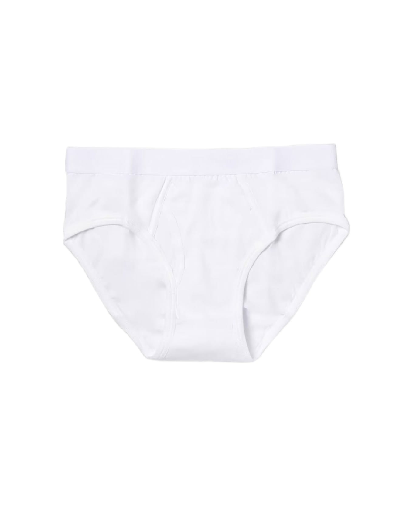 Comme des Garçons Shirt Lingerie In White Cotton - white